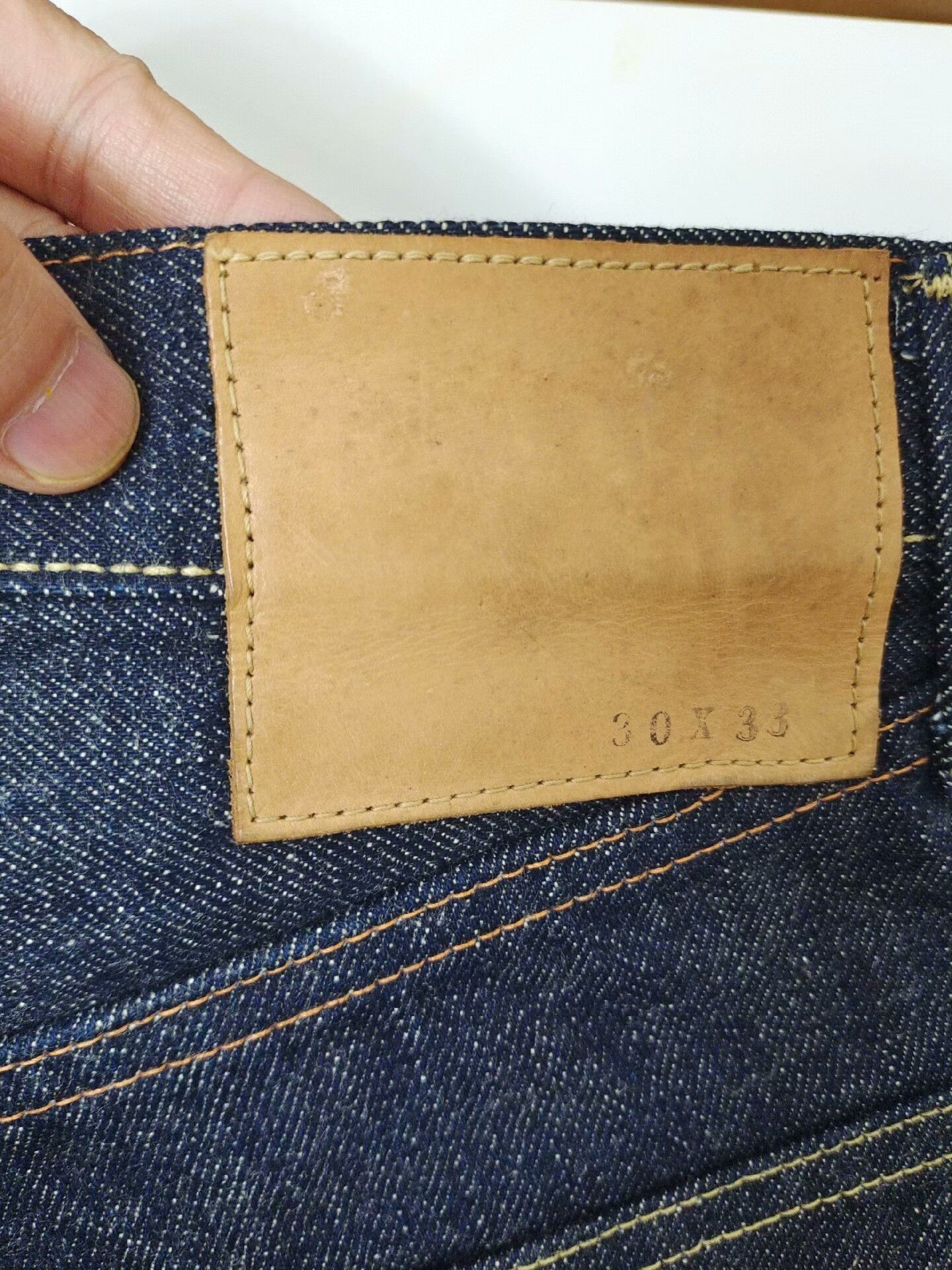 Vintage 90s Japanese Denim Sample 55 Fit W30 Size US 30 / EU 46 - 7 Thumbnail
