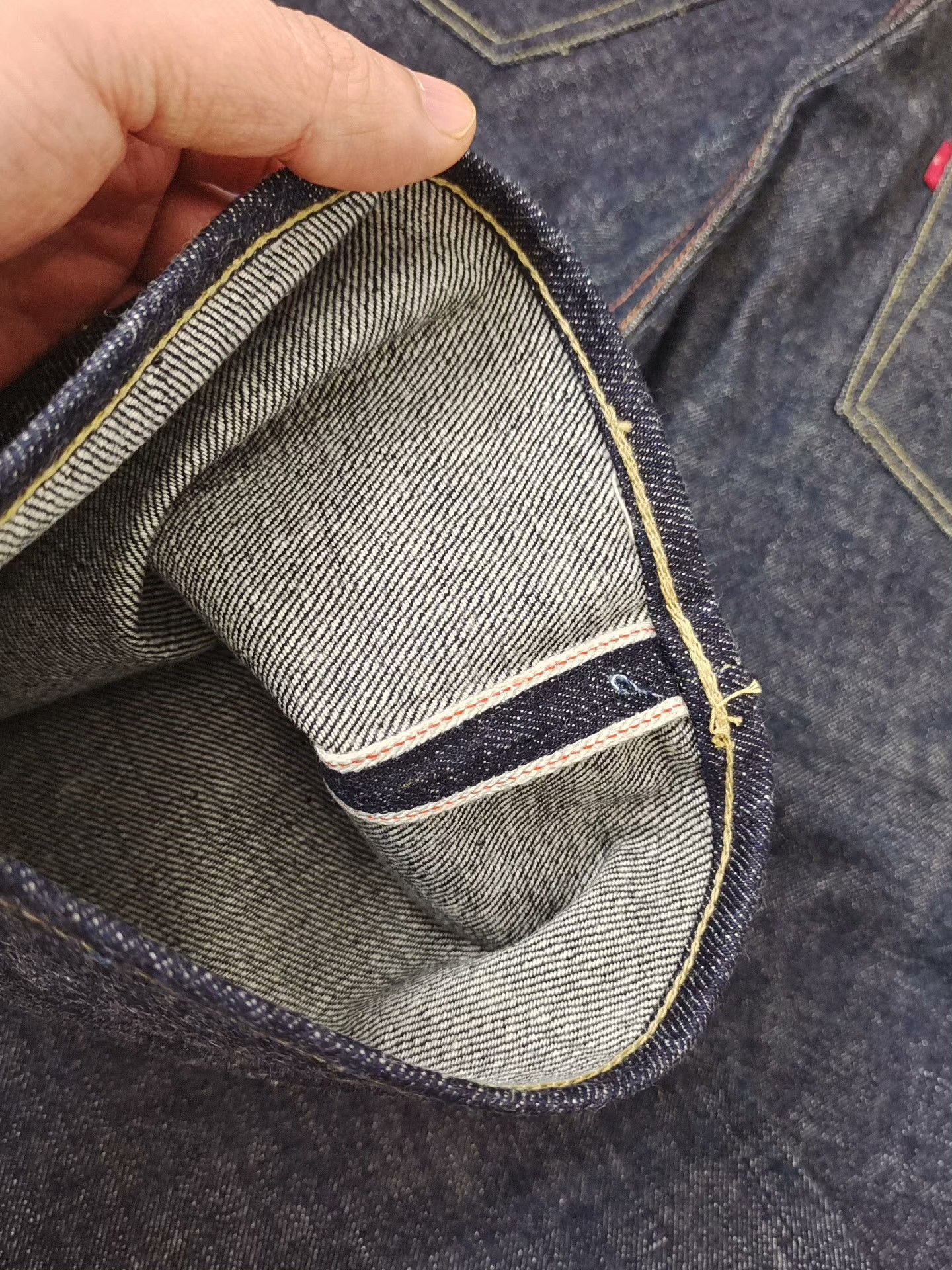 Vintage 90s Japanese Denim Sample 55 Fit W30 Size US 30 / EU 46 - 6 Thumbnail