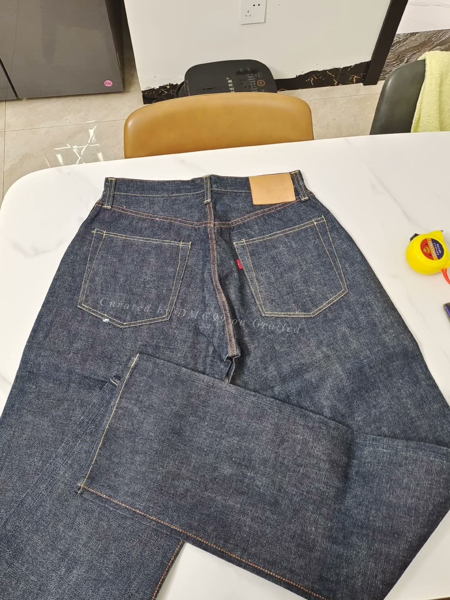 Vintage 90s Japanese Denim Sample 55 Fit W30 Size US 30 / EU 46 - 2 Thumbnail
