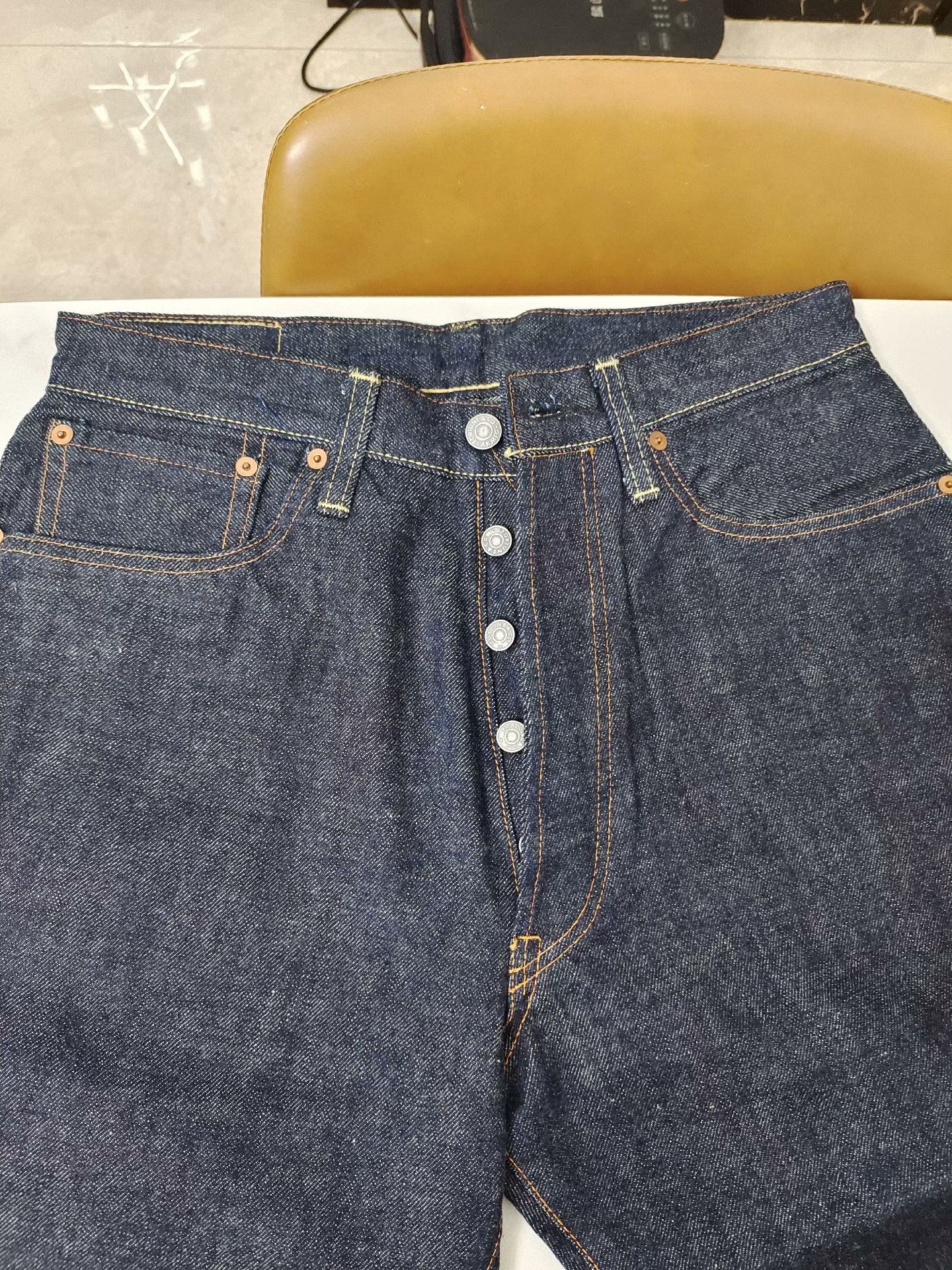 Vintage 90s Japanese Denim Sample 55 Fit W30 Size US 30 / EU 46 - 3 Thumbnail