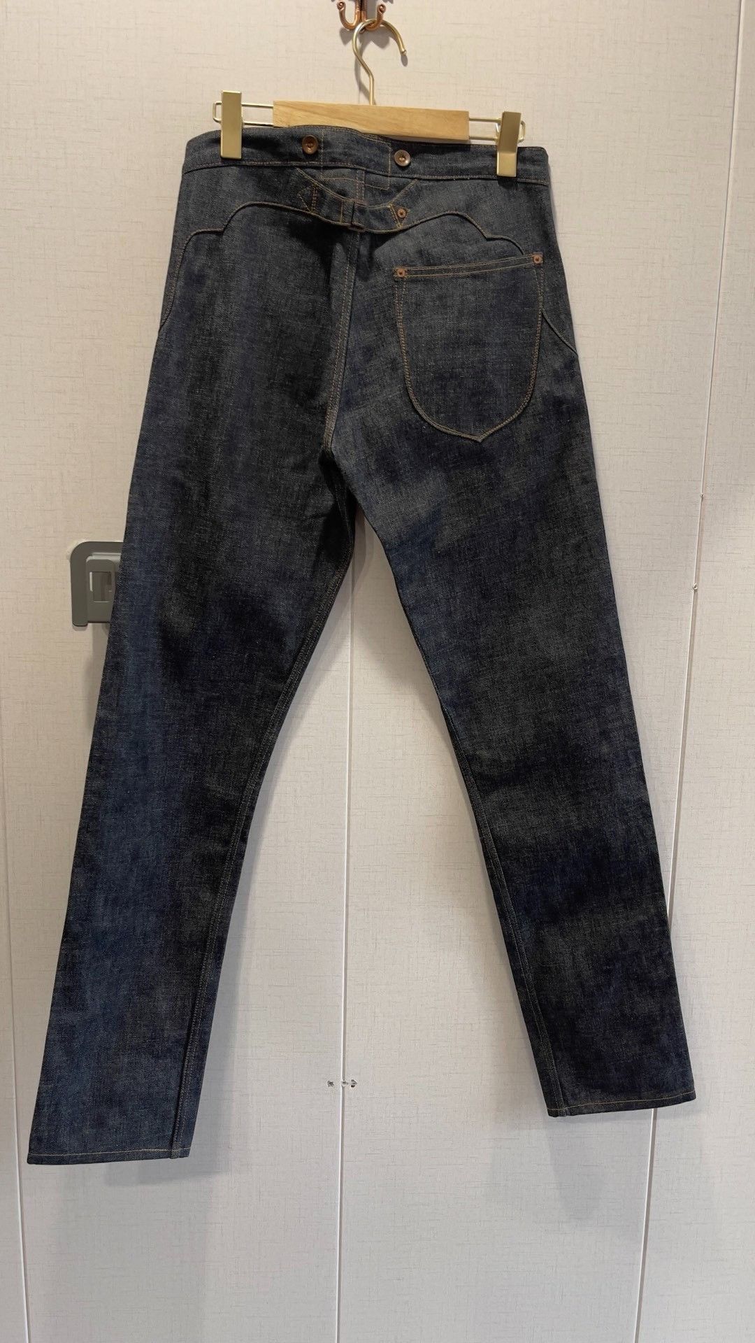 Vintage FAT BOY CLOTHING Limited Selvage Denim Pants Size US 30 / EU 46 - 2 Thumbnail