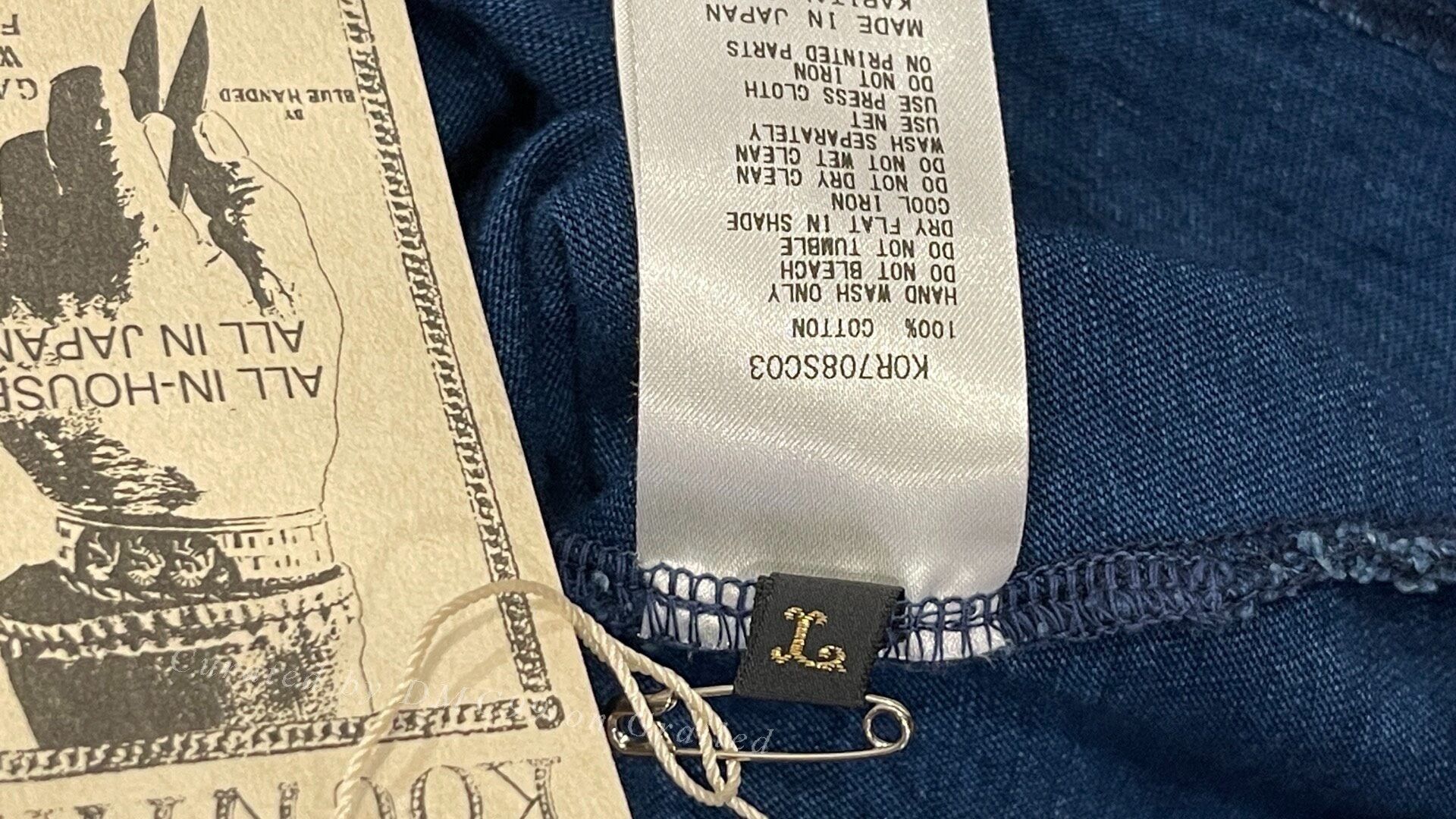 Kapital Kapital Indigo Jeans Print Distressed T-shirt Size US L / EU 52-54 / 3 - 3 Thumbnail