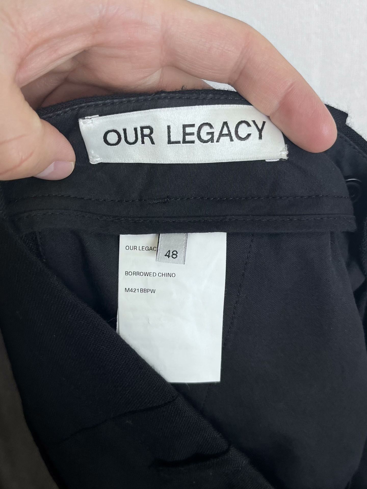 Our Legacy Our Legacy Borrowed Chino Wool Pants Size US 32 / EU 48 - 6 Thumbnail