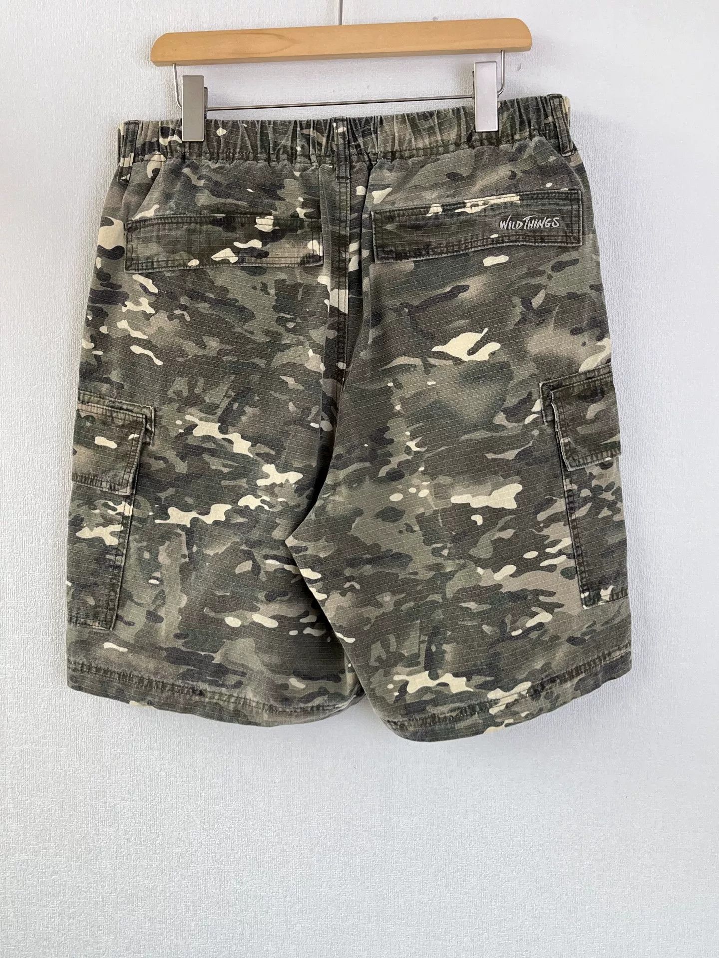 Wild Things WILDTHINGS Garment Baker Dye Cargo Shorts Size US 30 / EU 46 - 2 Thumbnail