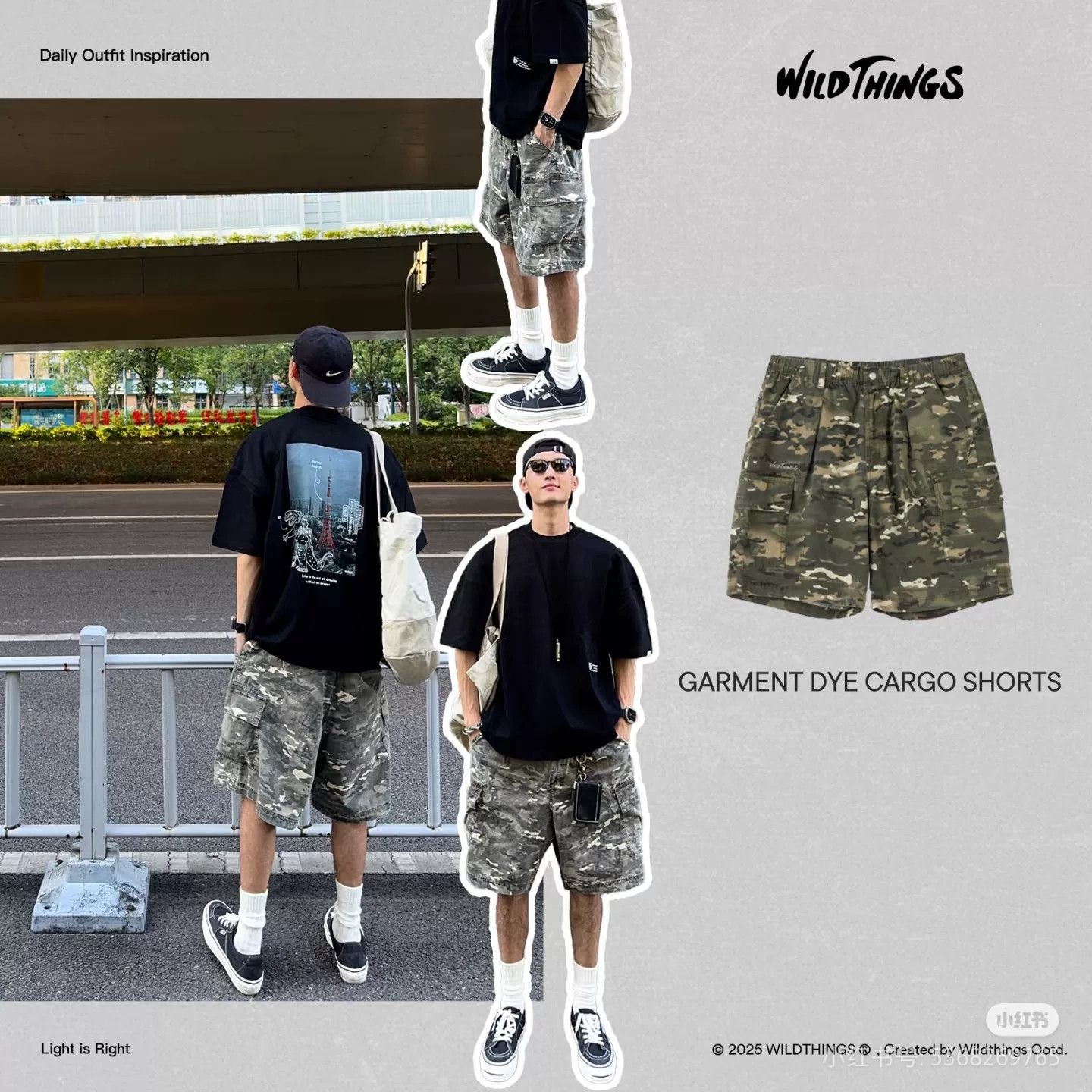 Wild Things WILDTHINGS Garment Baker Dye Cargo Shorts Size US 30 / EU 46 - 8 Thumbnail