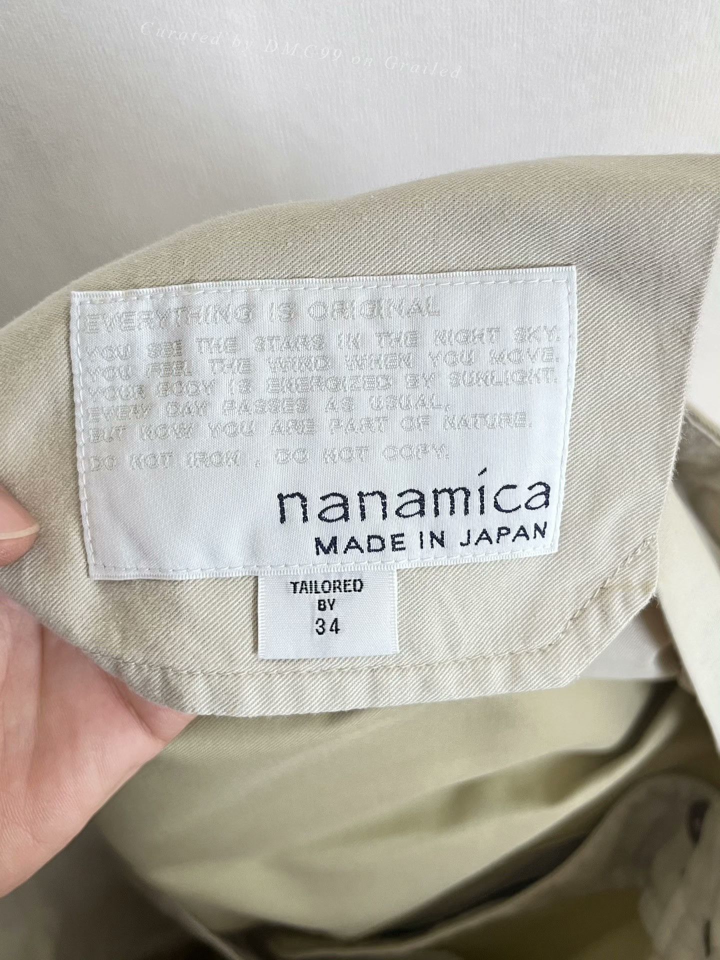 Nanamica NANAMICA Double Pleated Chino Shorts 25SS Size US 28 / EU 44 - 3 Thumbnail