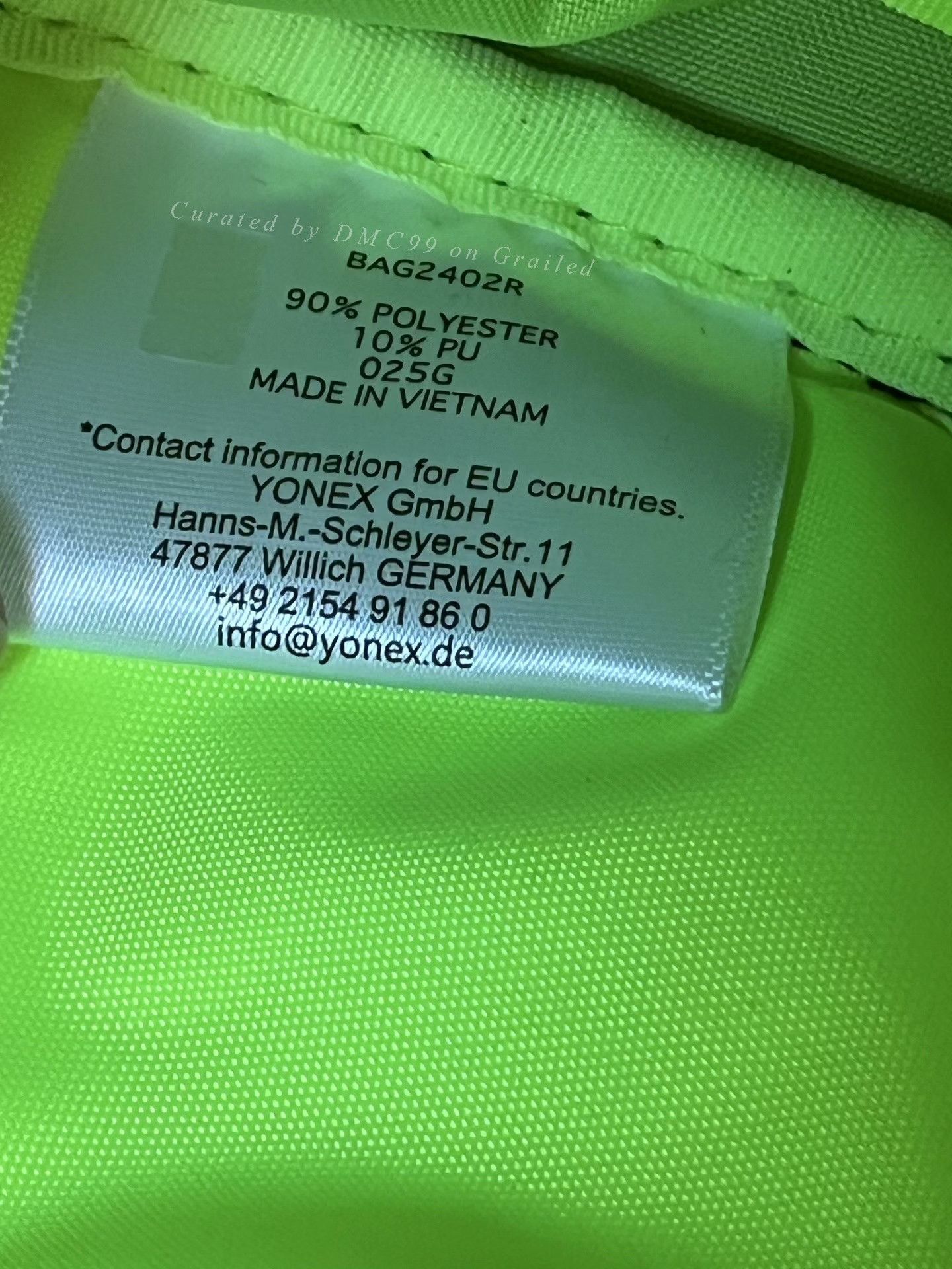 Vintage YONEX BAG2402R Badminton Bag Size ONE SIZE - 5 Thumbnail