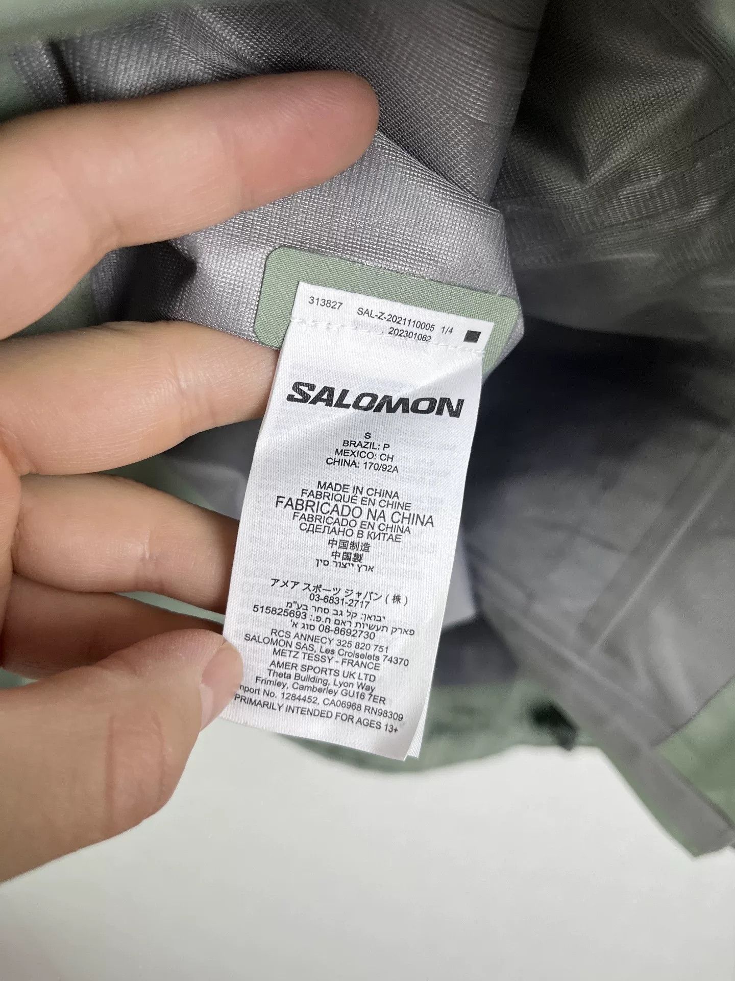 Salomon Salomon OUTLINE GTX 3L Hardshell Jacket Size US S / EU 44-46 / 1 - 6 Thumbnail