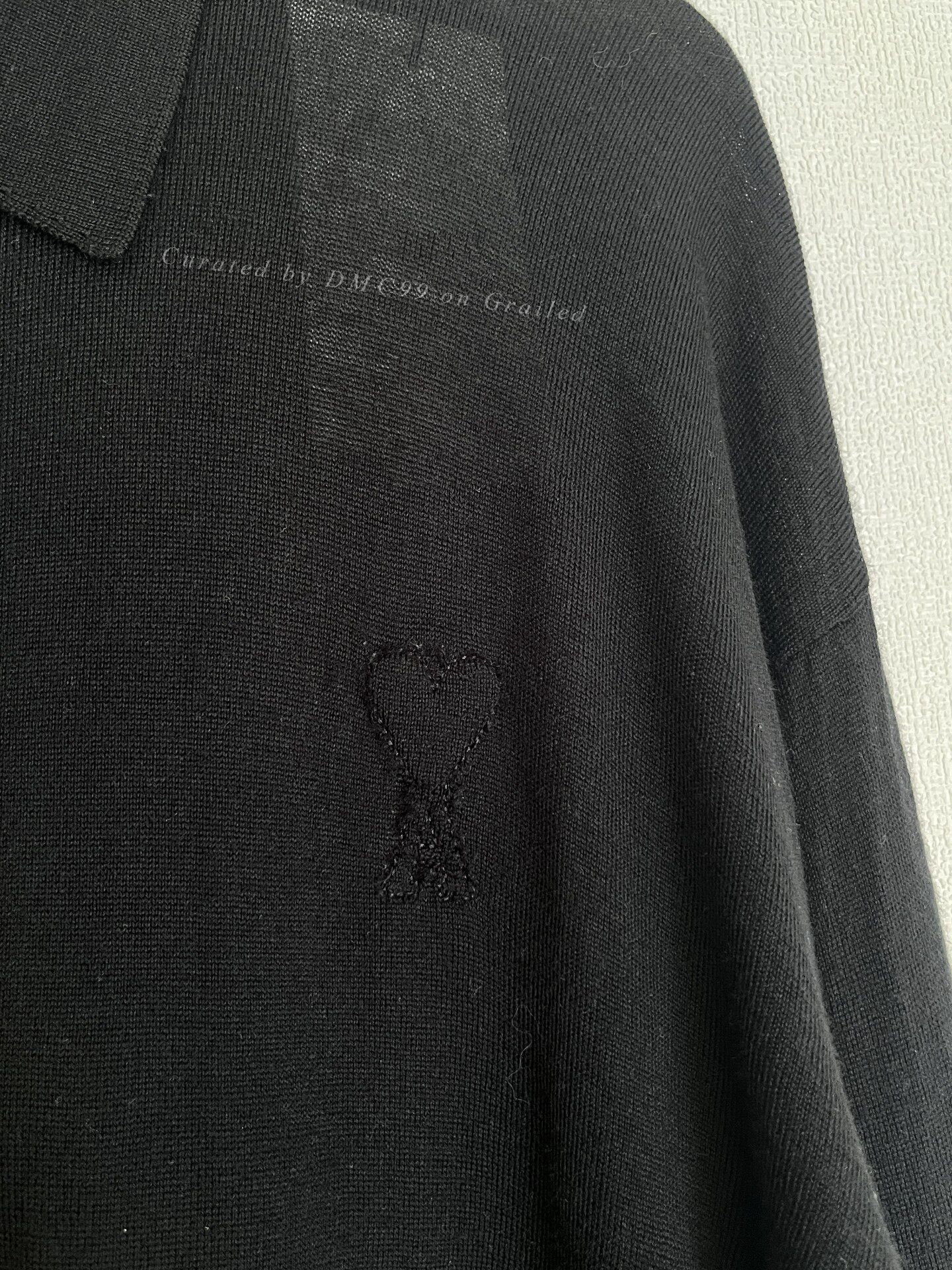 AMI AMI Paris Heart Patch Merino Wool Cardigan Unisex Size US M / EU 48-50 / 2 - 5 Thumbnail