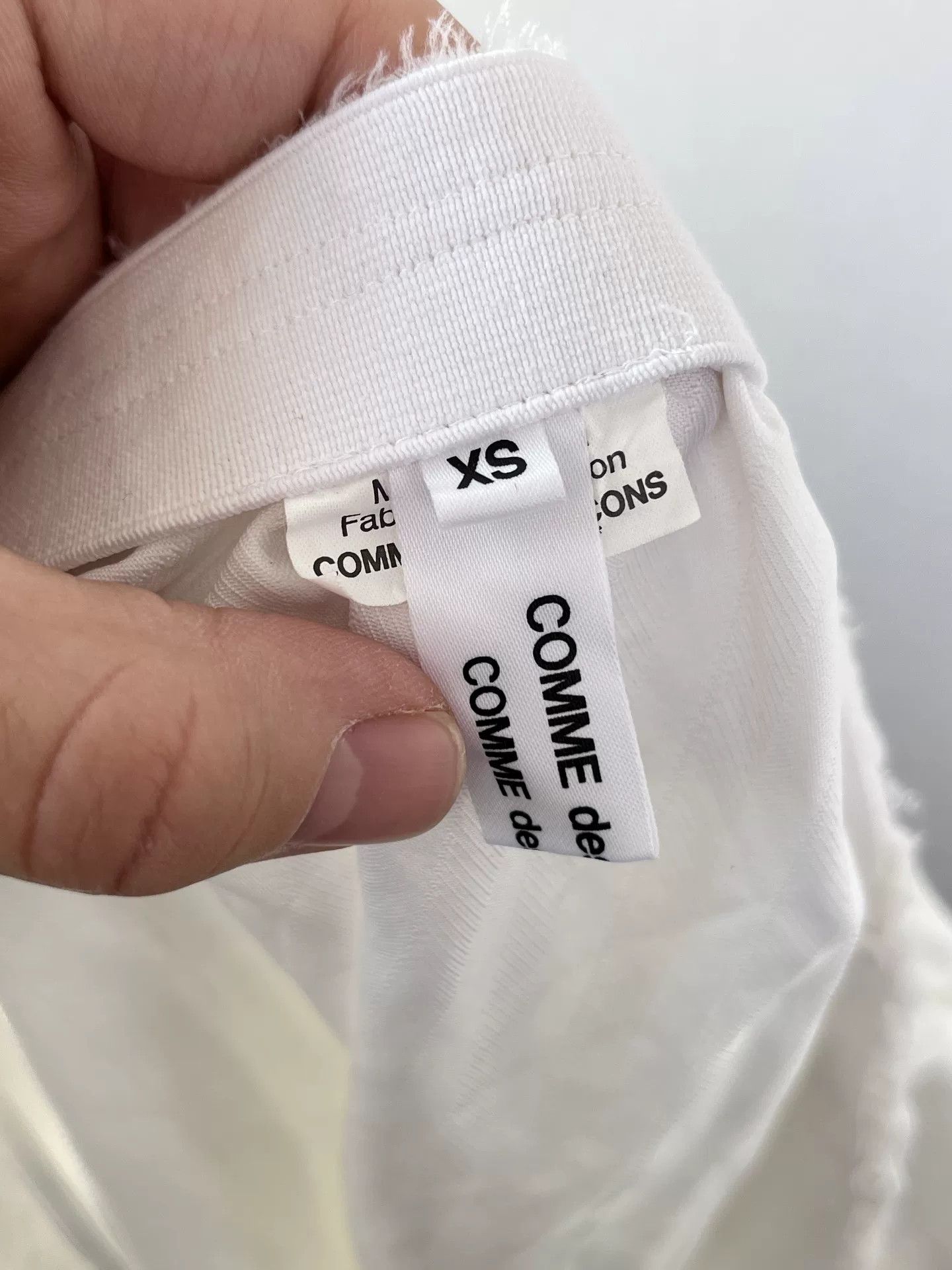 Rei Kawakubo COMME des GARCONS 3D Pocket White Skirt Size 29" - 5 Thumbnail