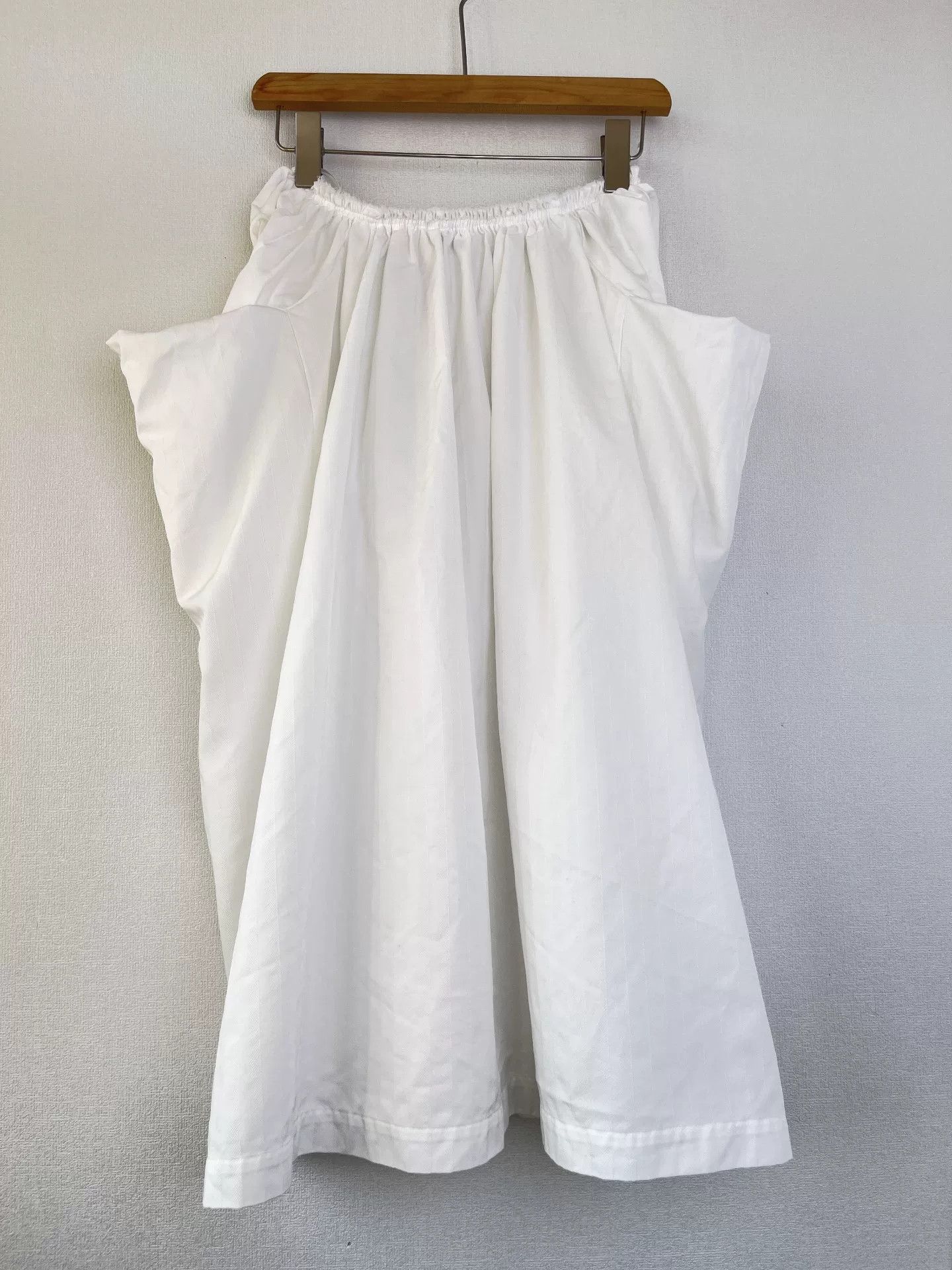 Rei Kawakubo COMME des GARCONS 3D Pocket White Skirt Size 29" - 4 Thumbnail