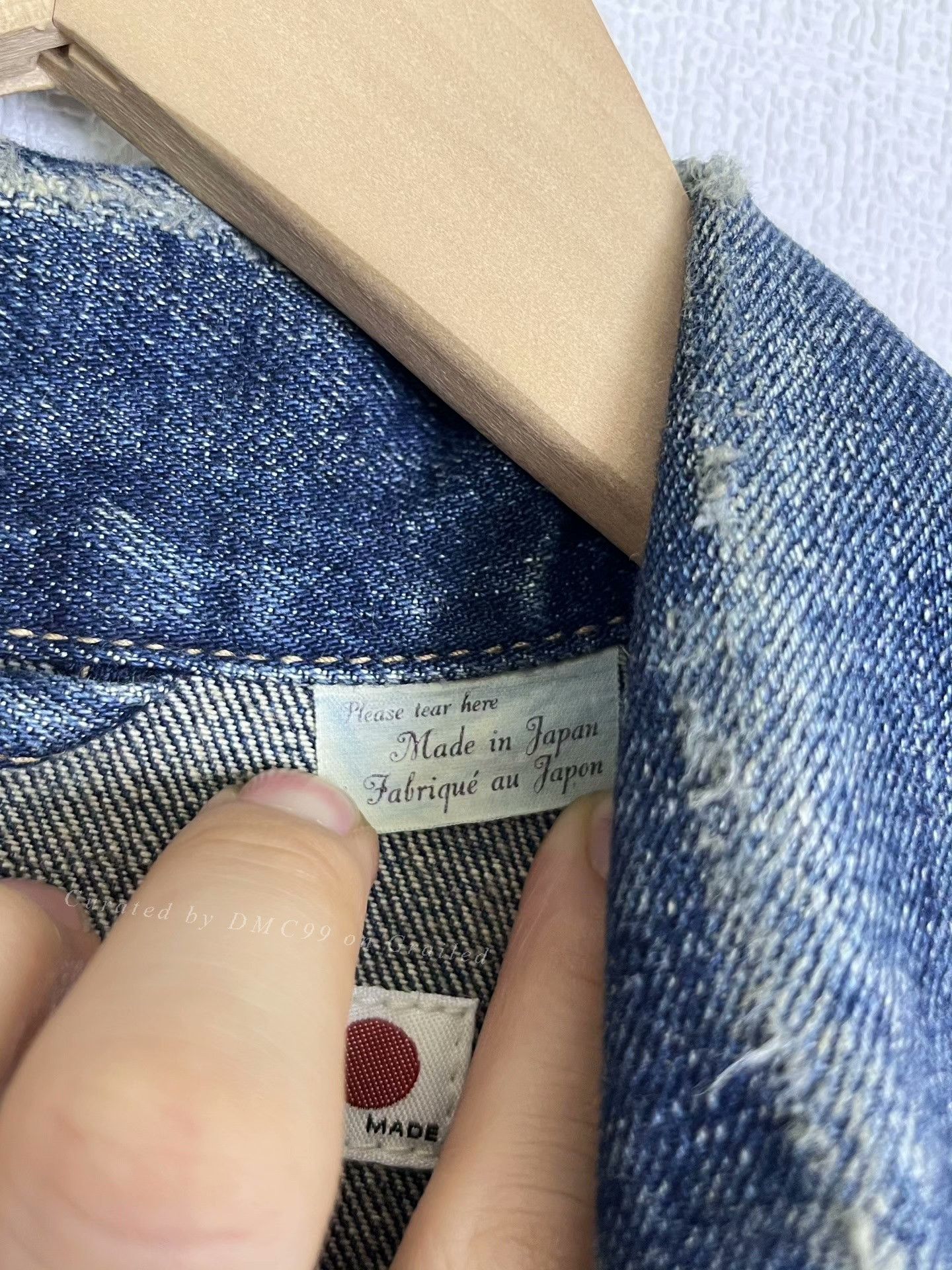 Levi's Made & Crafted Levi's LMC Men's Japan-Made Washed Denim Jacket Size US M / EU 48-50 / 2 - 4 Thumbnail