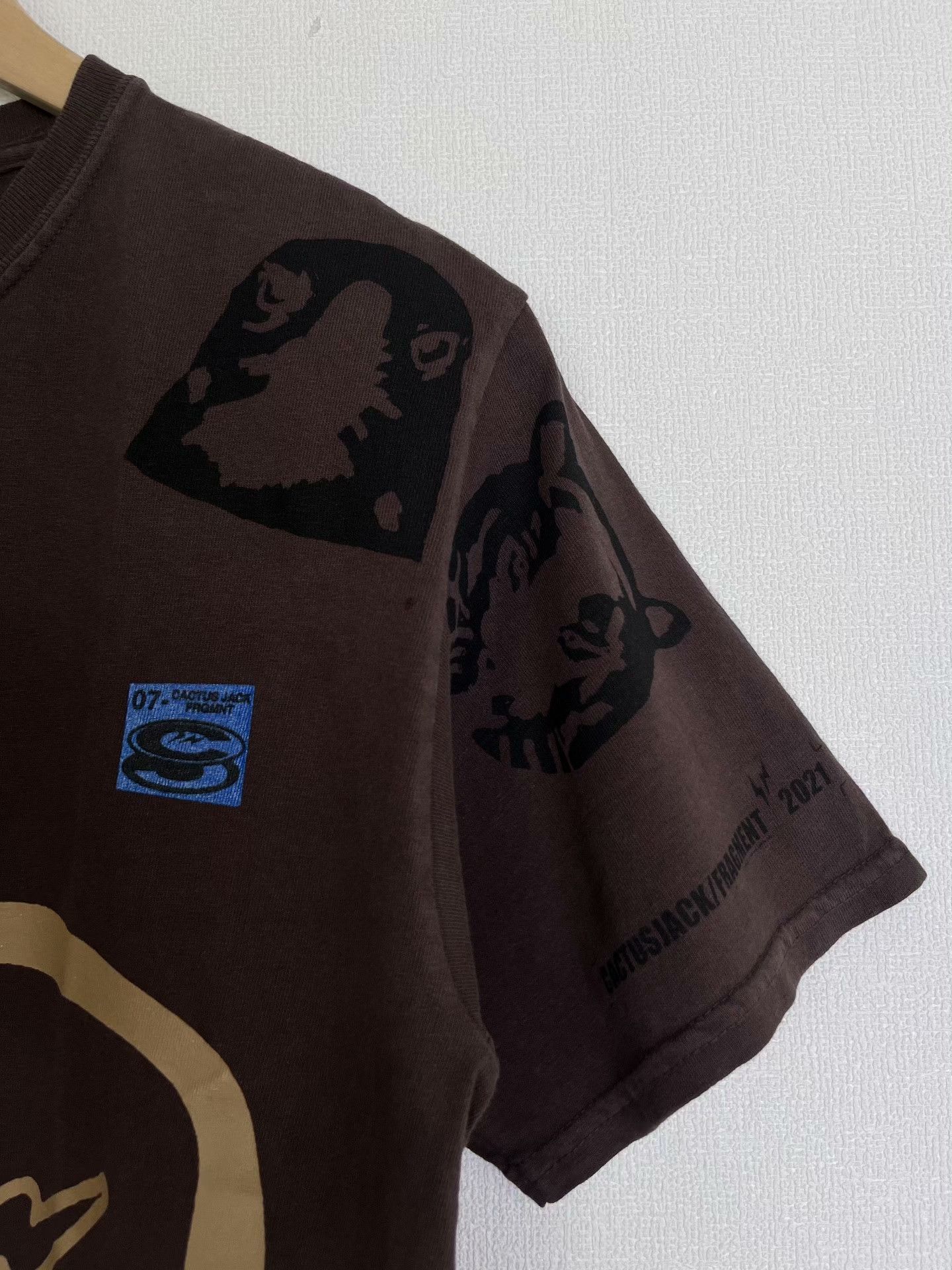 Travis Scott Travis Scott Fragment Cactus Jack DJ Face T-shirt Size US M / EU 48-50 / 2 - 4 Thumbnail