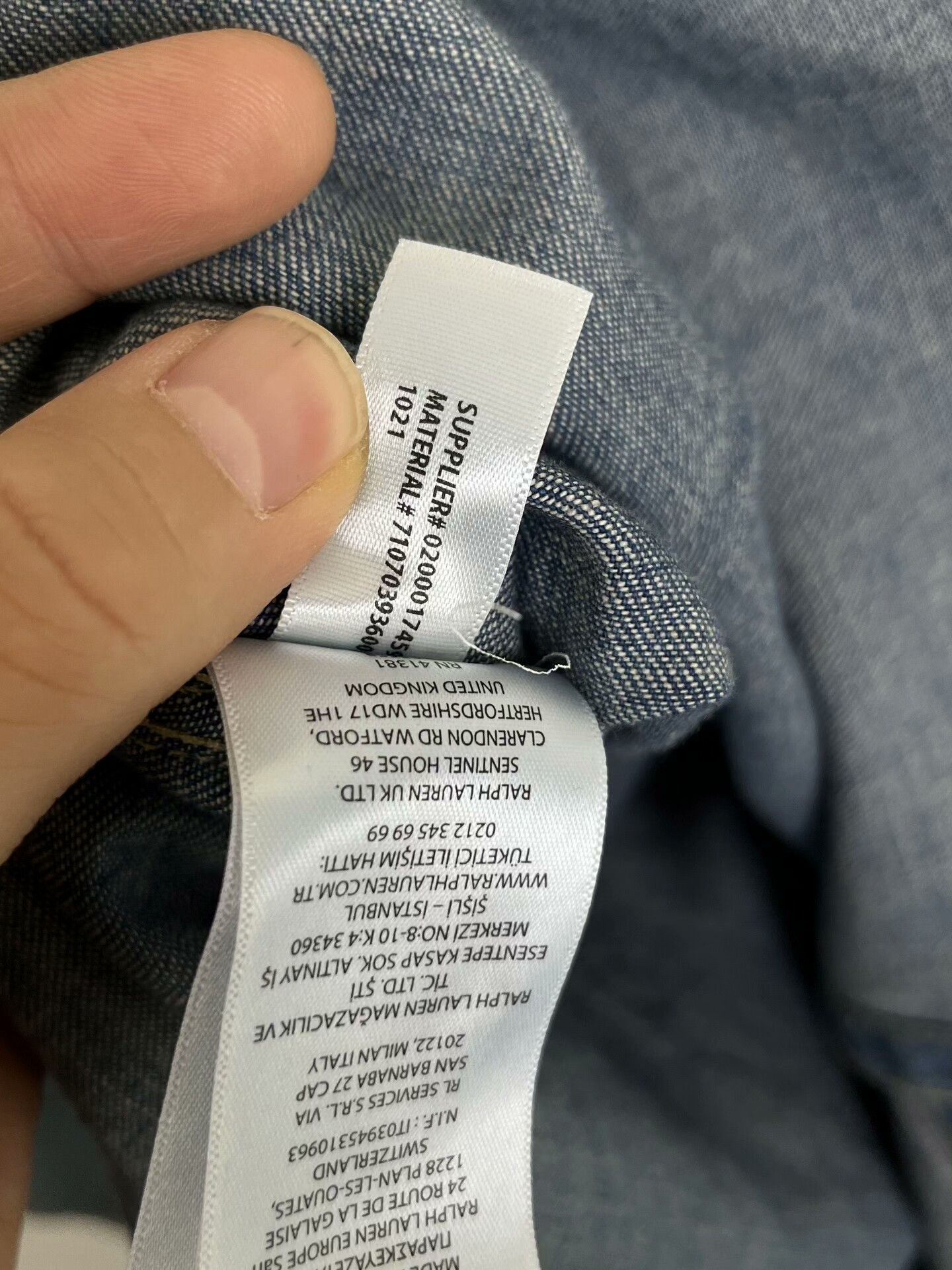 Polo Ralph Lauren Polo Ralph Lauren 22SS Classic Denim Shirt Size US M / EU 48-50 / 2 - 5 Thumbnail