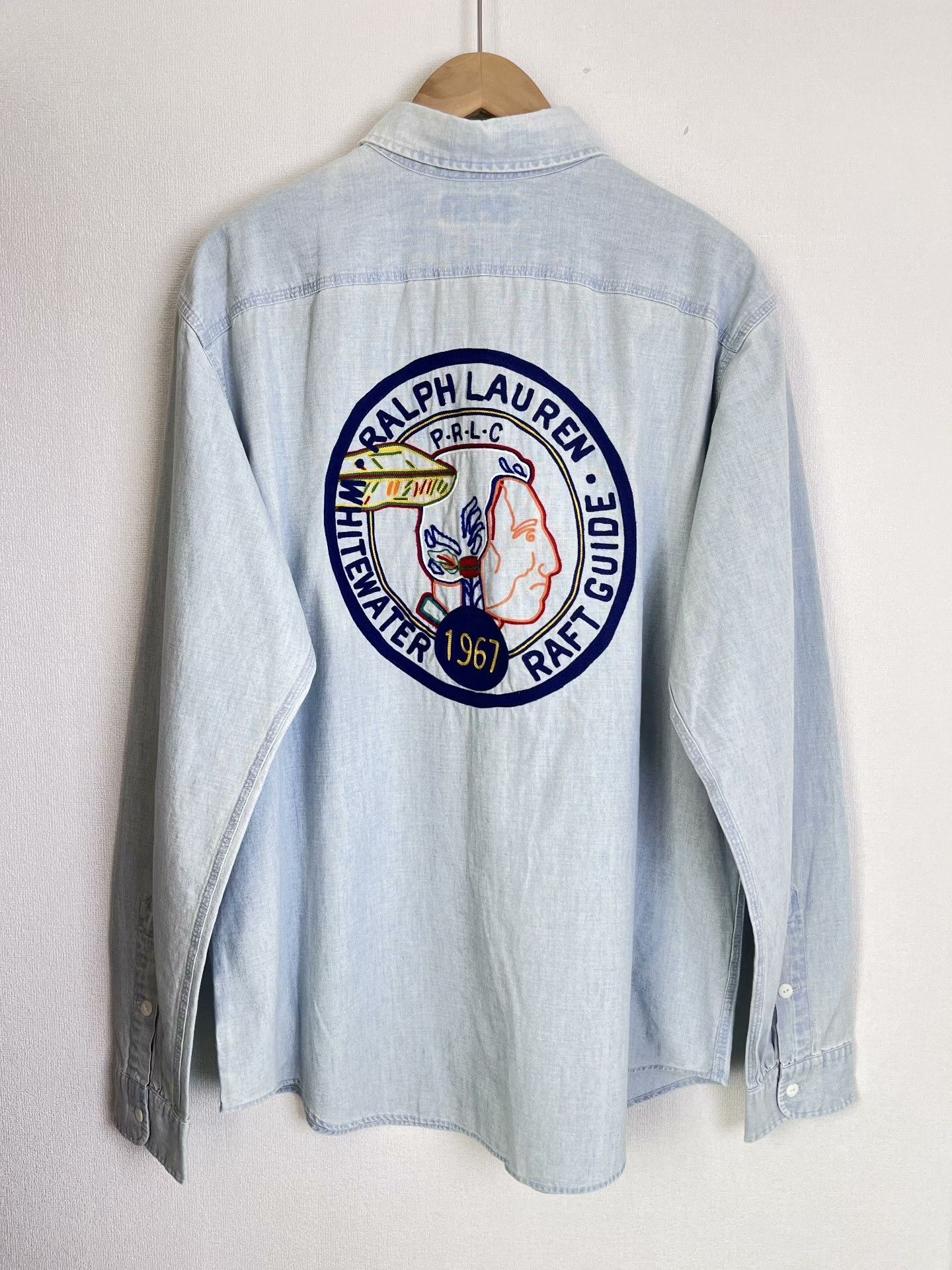 RRL Ralph Lauren Polo Ralph Lauren RRL Vintage Indian Logo Shirt Size US XL / EU 56 / 4 - 2 Thumbnail