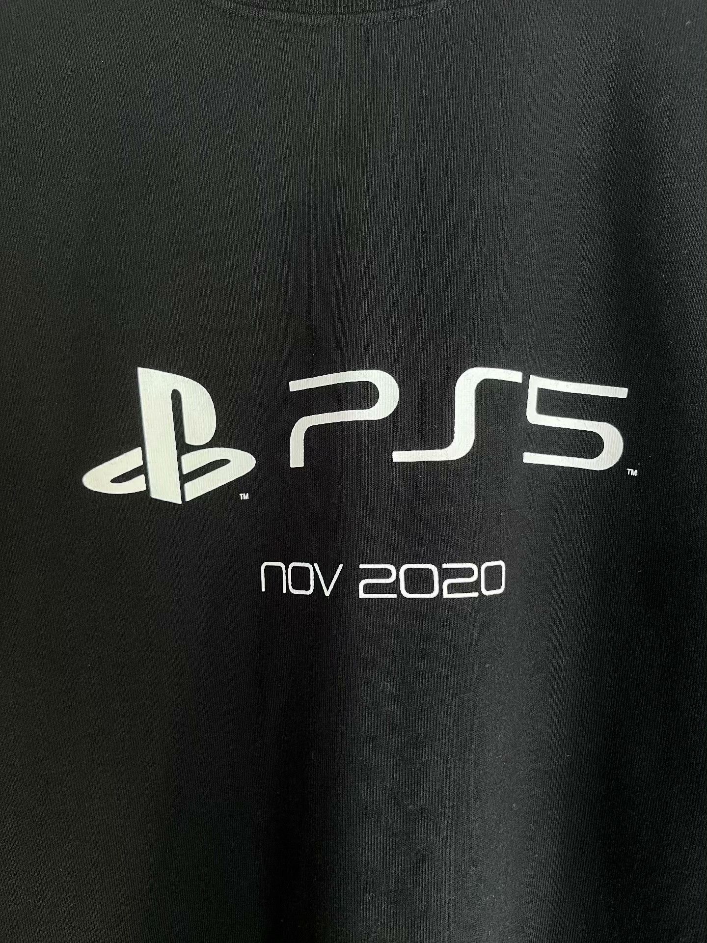 Balenciaga Balenciaga x PlayStation PS5 Letter Print T-shirt Size XXS / US 00 / IT 34 - 4 Thumbnail