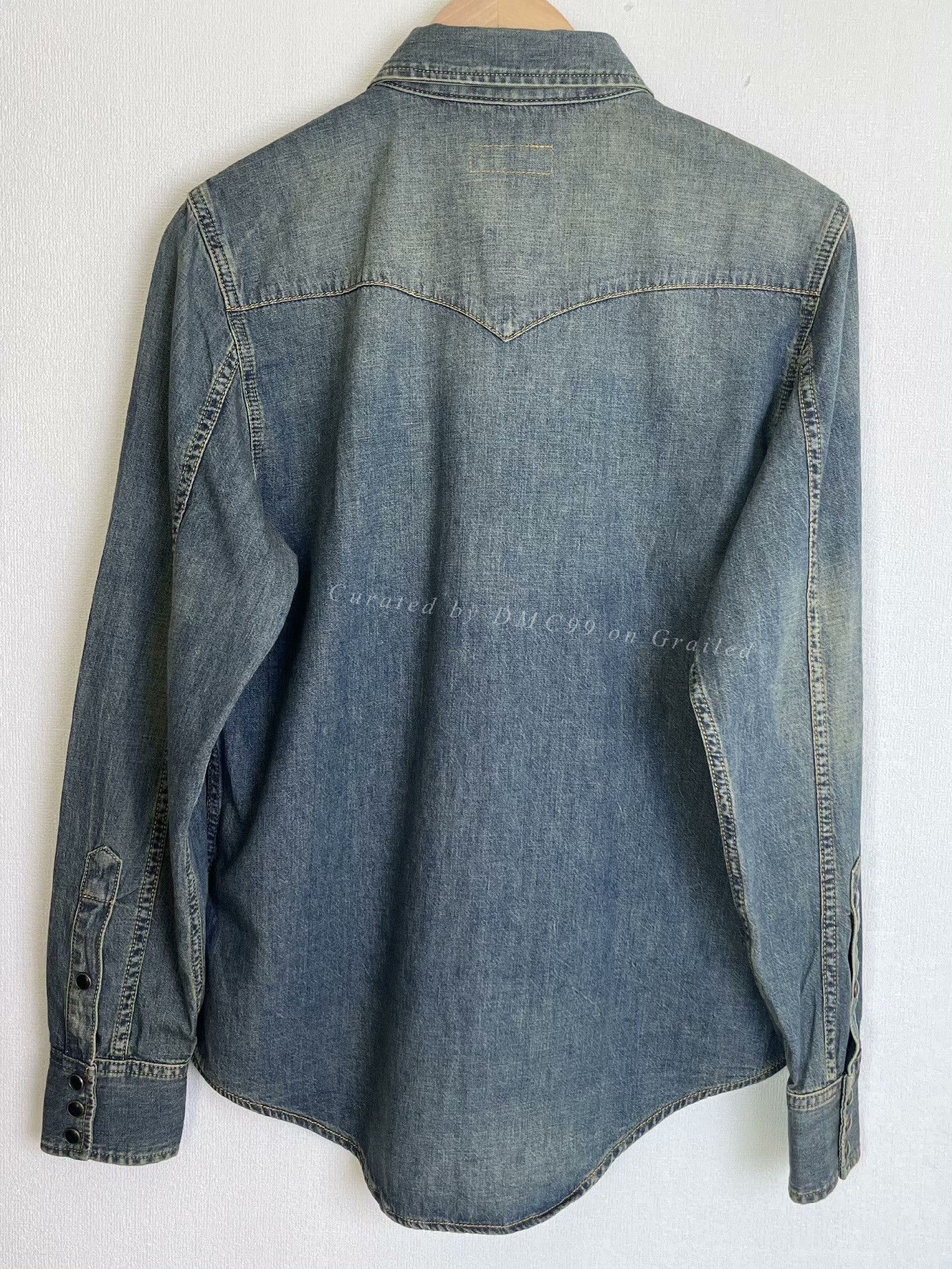 Saint Laurent Paris Saint Laurent Vintage Western Cowboy Shirt Size US M / EU 48-50 / 2 - 2 Thumbnail