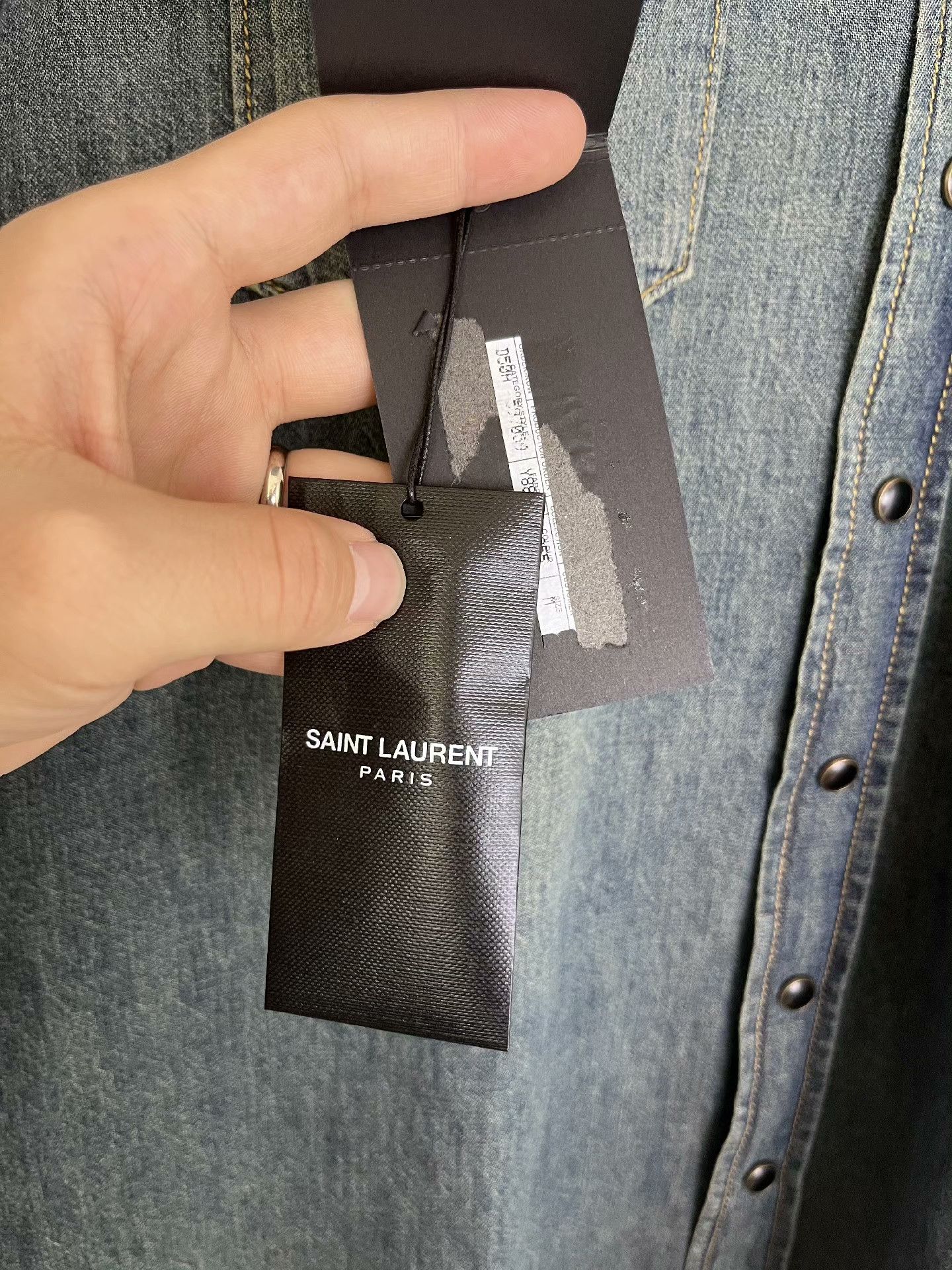 Saint Laurent Paris Saint Laurent Vintage Western Cowboy Shirt Size US M / EU 48-50 / 2 - 5 Thumbnail