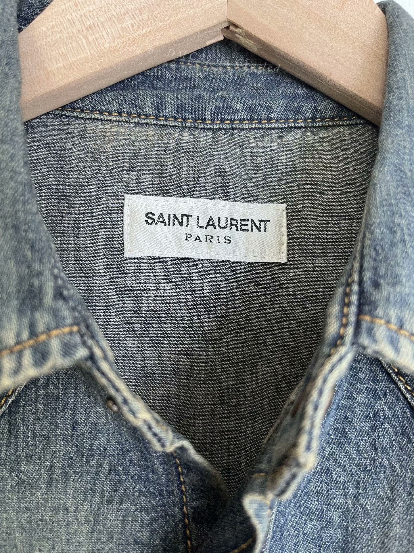 Saint Laurent Paris Saint Laurent Vintage Western Cowboy Shirt Size US M / EU 48-50 / 2 - 3 Thumbnail