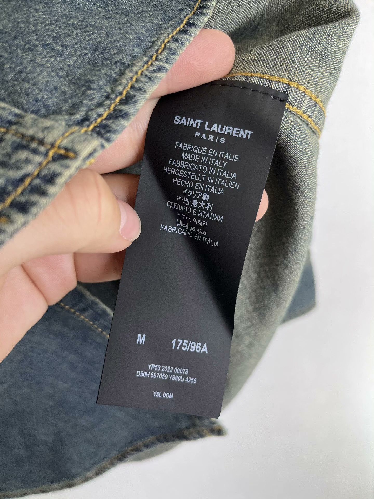 Saint Laurent Paris Saint Laurent Vintage Western Cowboy Shirt Size US M / EU 48-50 / 2 - 6 Thumbnail