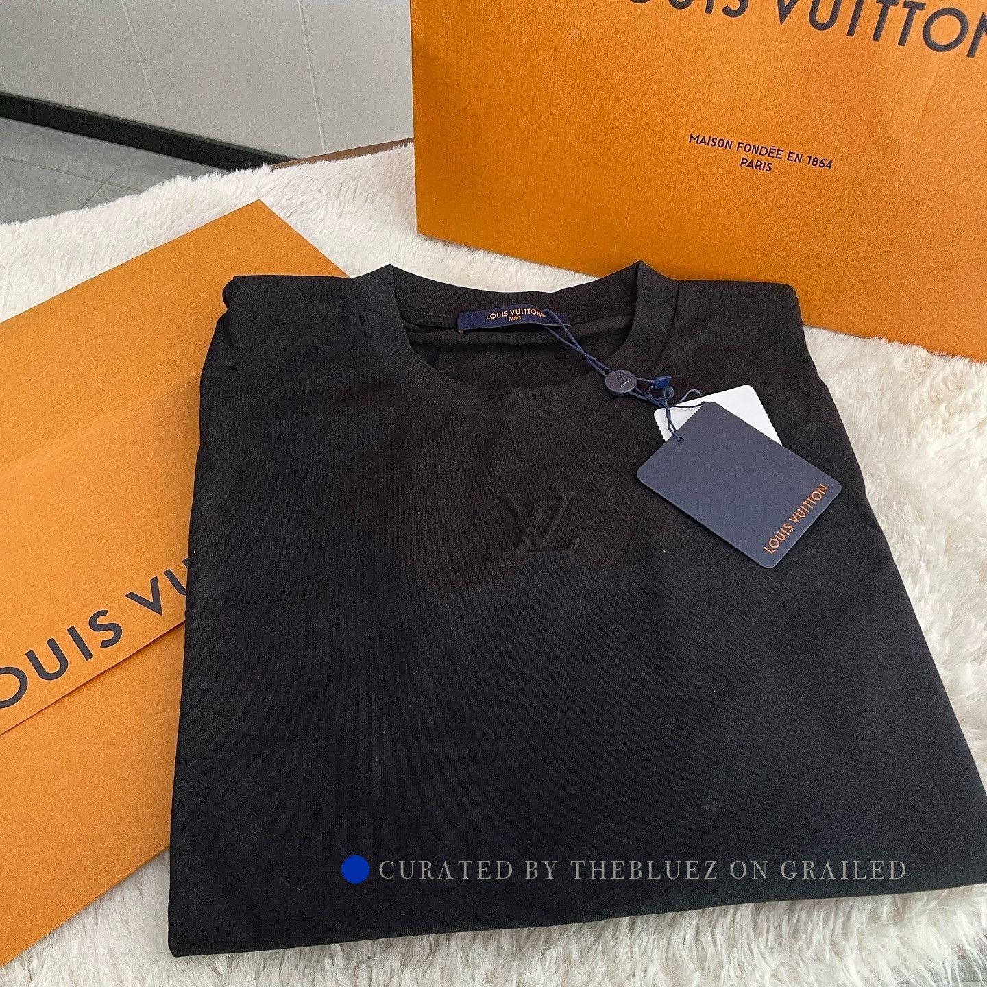 Louis Vuitton Black Short-Sleeve Crew Neck T-Shirt Size US M / EU 48-50 / 2 - 3 Thumbnail