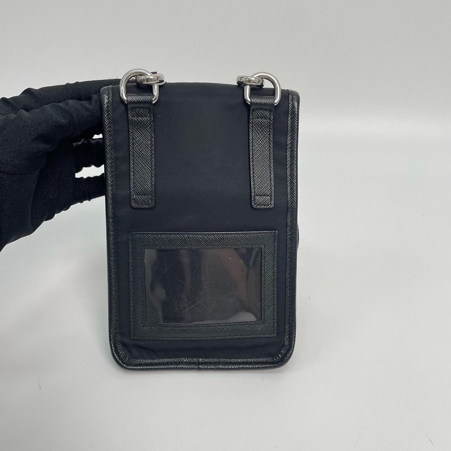 Prada Black Crossbody Bag with Adjustable Strap and Buckle Closure Size ONE SIZE - 3 Thumbnail