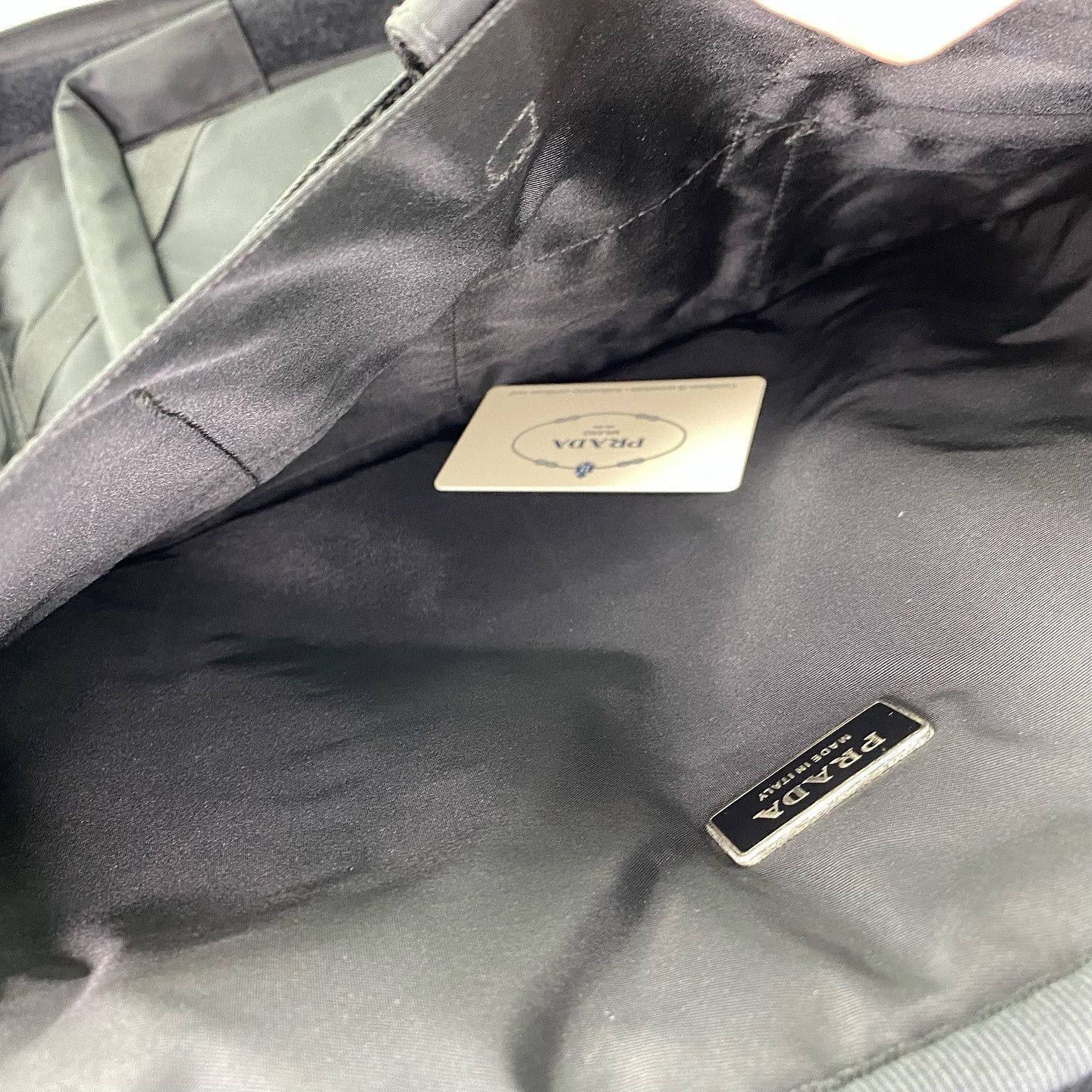 Prada Black Crossbody Messenger Bag Size ONE SIZE - 19 Thumbnail