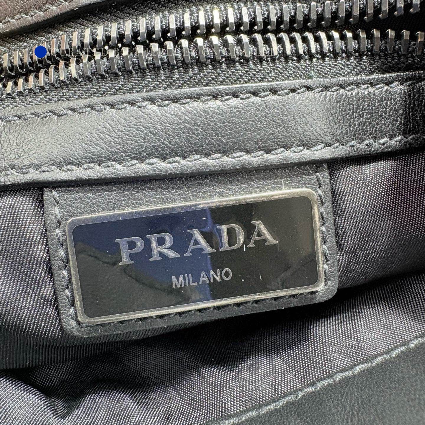 Prada Black Leather Crossbody Bag Size ONE SIZE - 7 Thumbnail