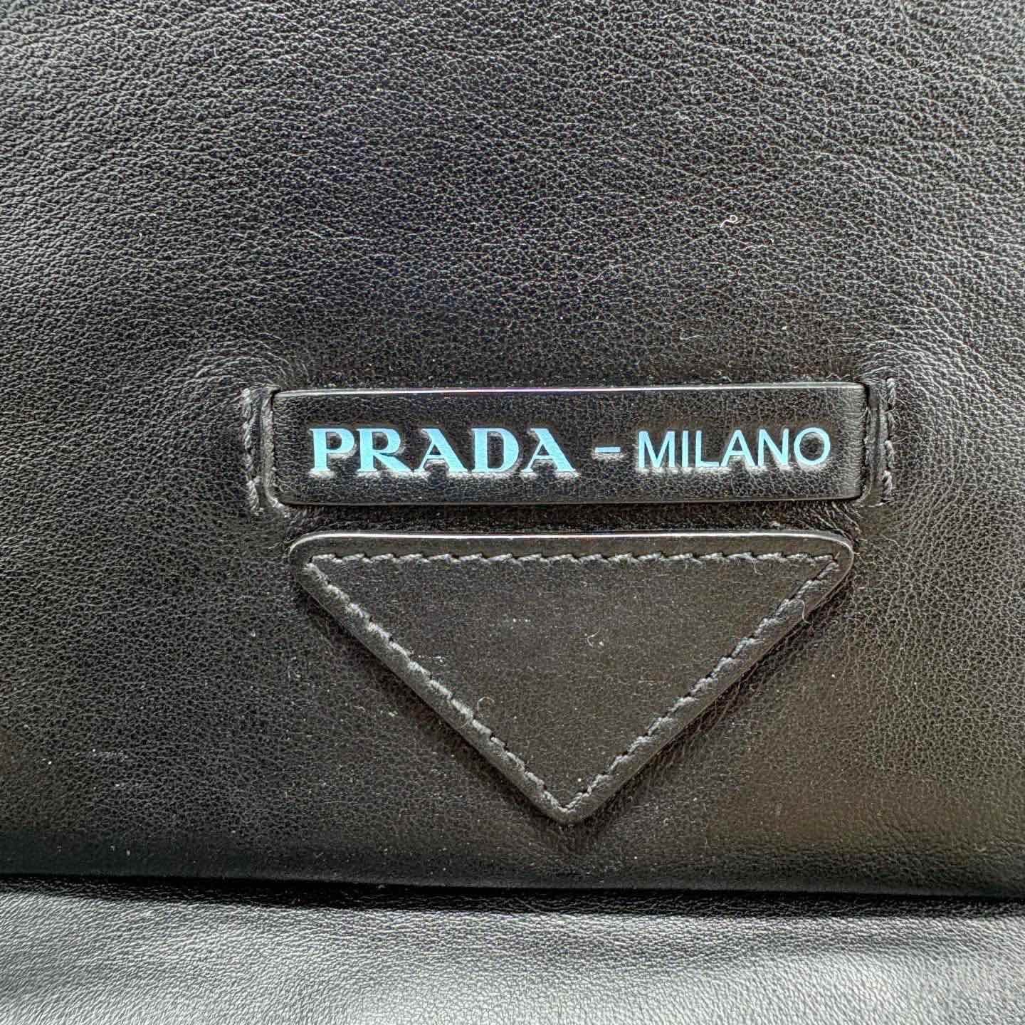 Prada Black Leather Crossbody Bag Size ONE SIZE - 6 Thumbnail