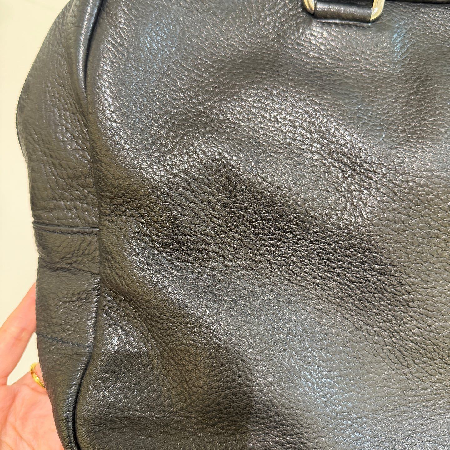 Prada Black Leather Duffle Bag Size ONE SIZE - 11 Thumbnail
