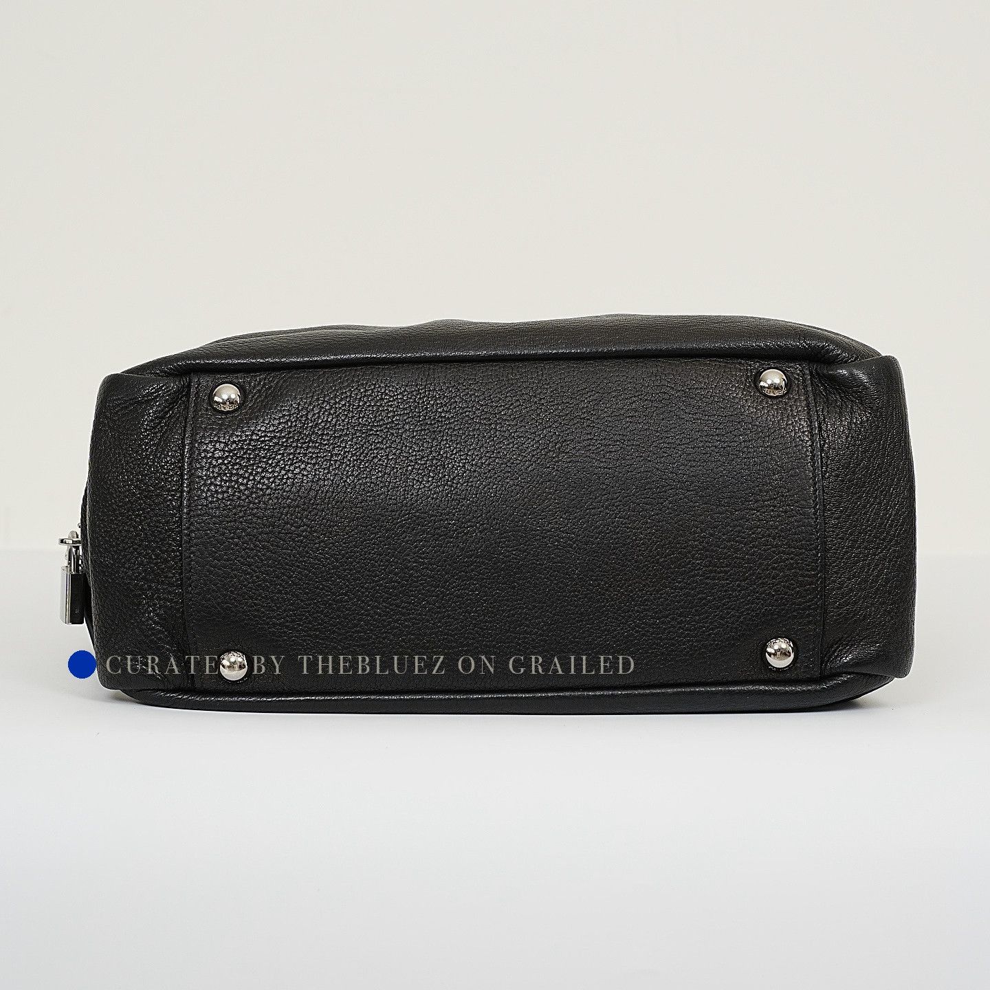 Prada Black Leather Duffle Bag Size ONE SIZE - 4 Thumbnail