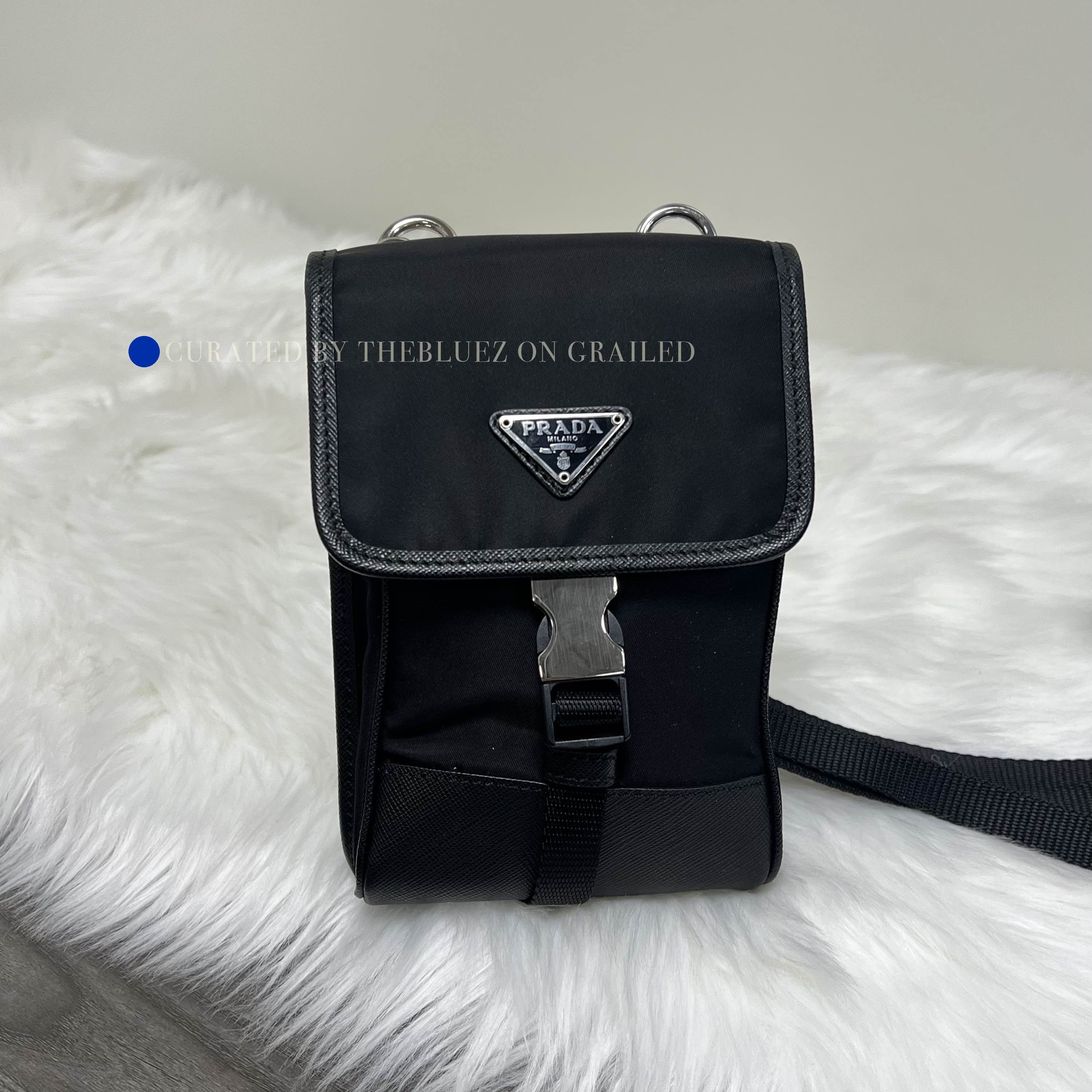 Prada Black Crossbody Bag with Adjustable Strap Size ONE SIZE - 2 Thumbnail
