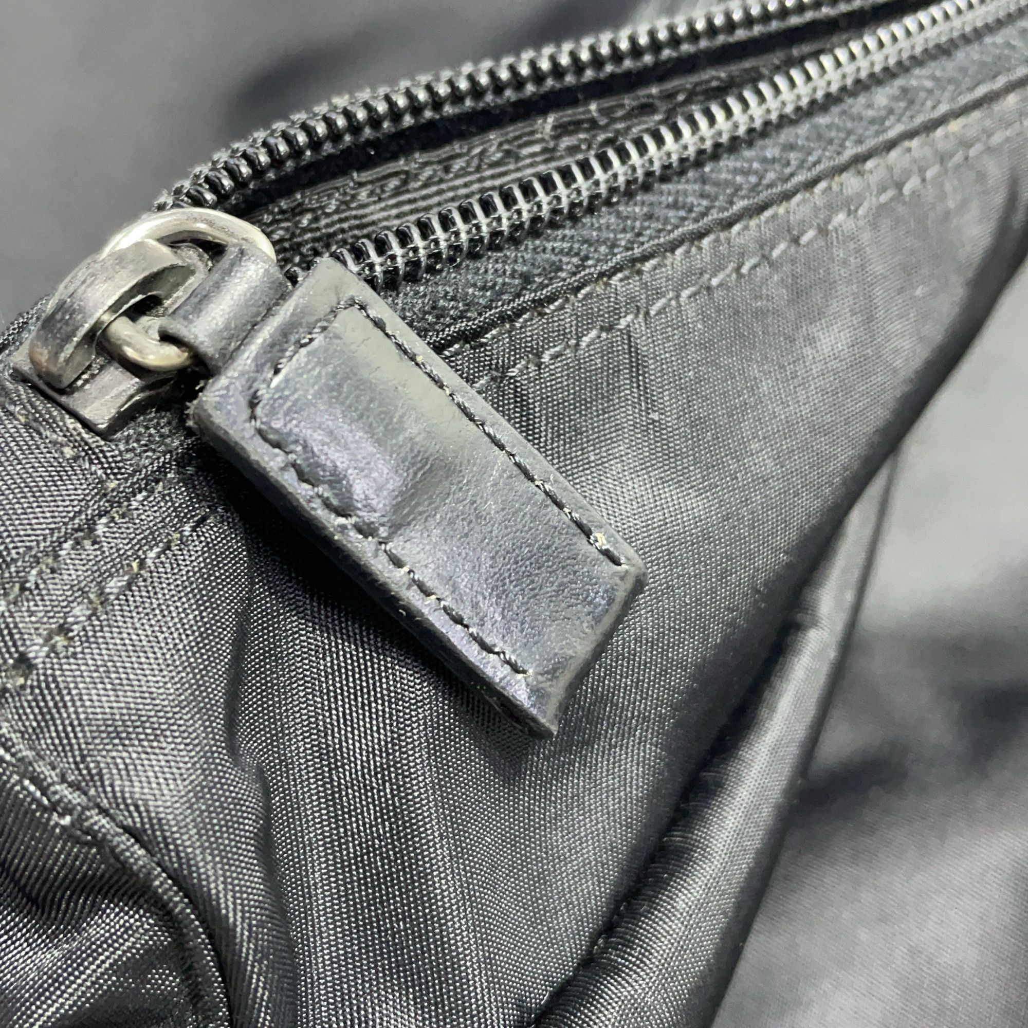 Prada Black Nylon Crossbody Messenger Bag Size ONE SIZE - 11 Thumbnail