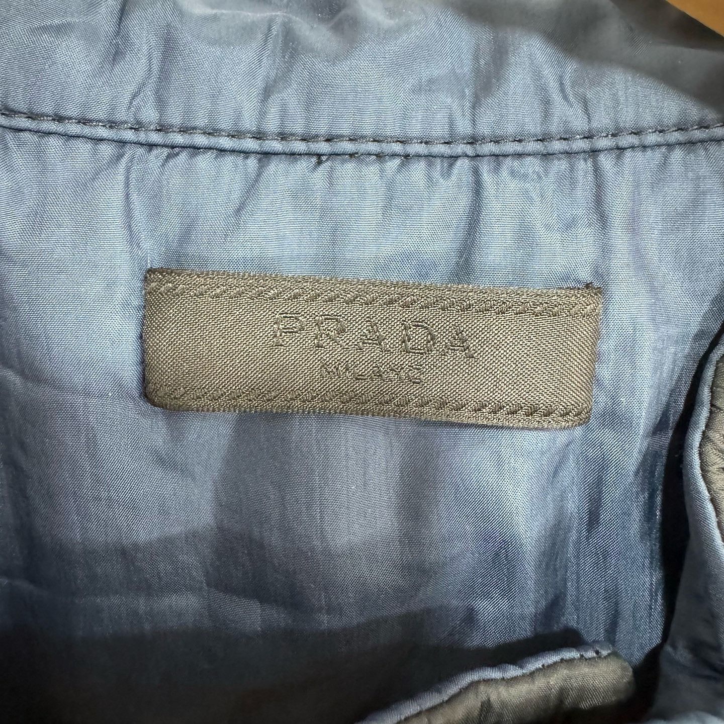 Prada Black Lightweight Zip-Front Jacket Size US L / EU 52-54 / 3 - 3 Thumbnail