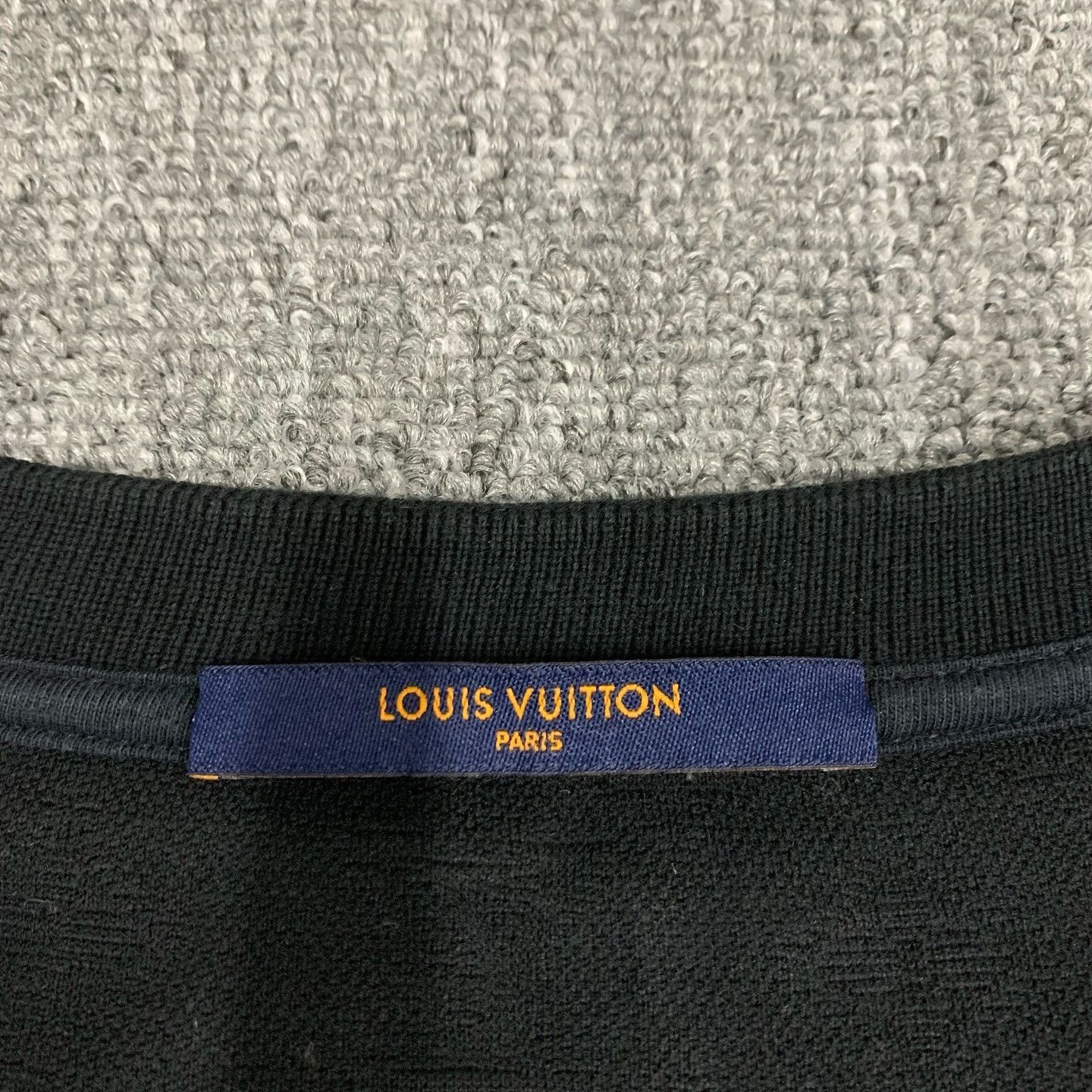 Louis Vuitton Black Patterned Short-Sleeve Shirt with Pocket Size US XL / EU 56 / 4 - 3 Thumbnail