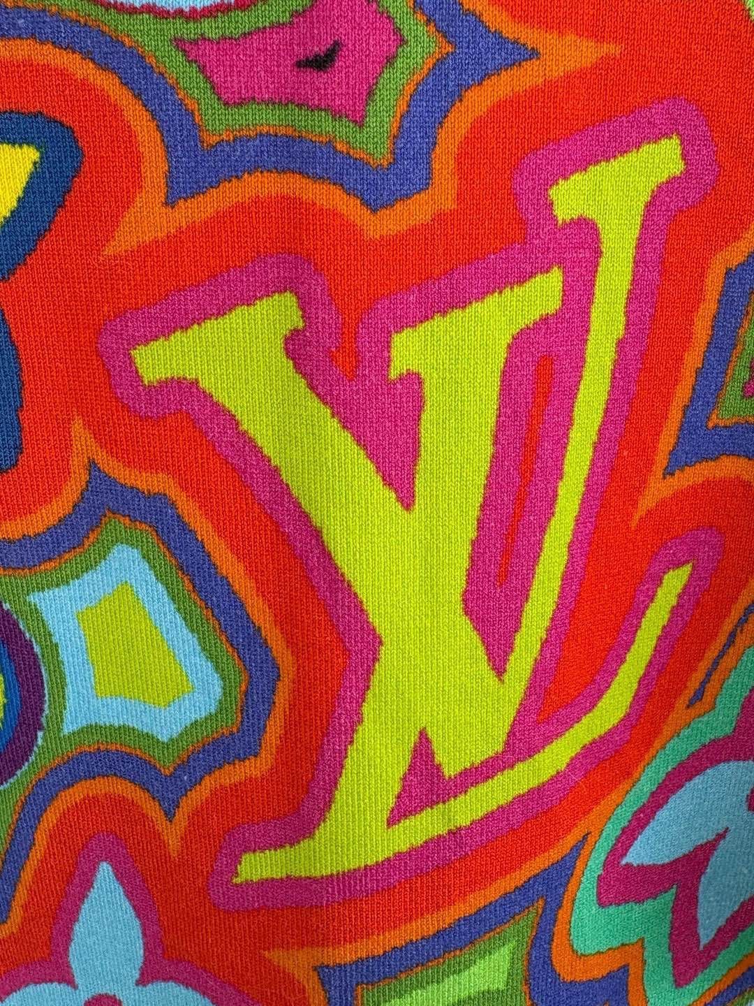 Louis Vuitton Multi-Color Abstract Print Short Sleeve Shirt Size US XL / EU 56 / 4 - 6 Thumbnail