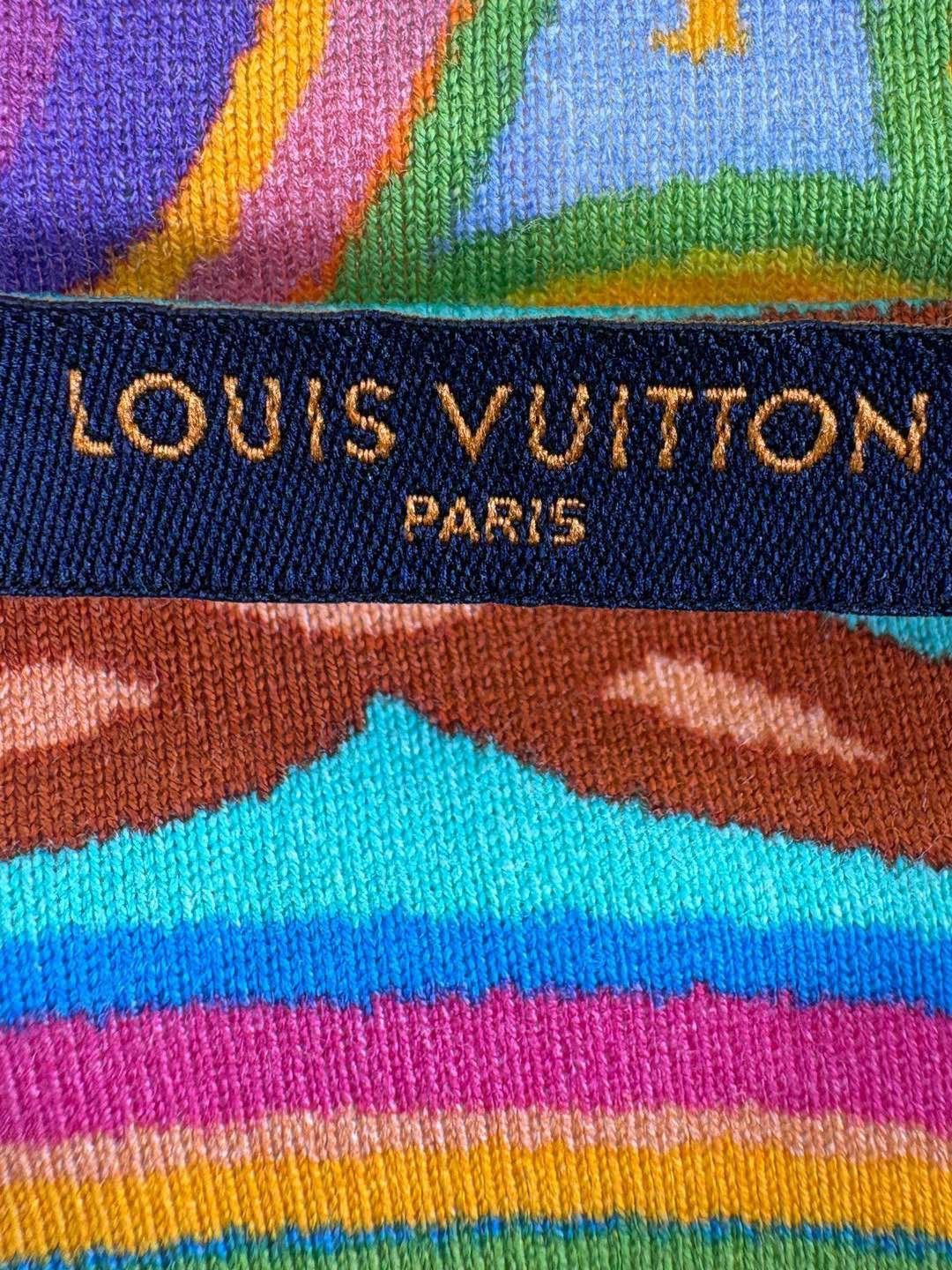 Louis Vuitton Multi-Color Abstract Print Short Sleeve Shirt Size US XL / EU 56 / 4 - 3 Thumbnail