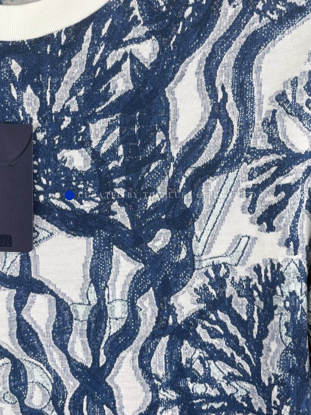 Louis Vuitton Blue XL Short-Sleeve Patterned T-Shirt Size US XL / EU 56 / 4 - 6 Thumbnail