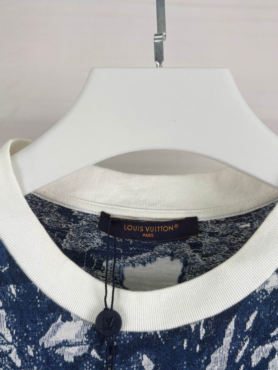 Louis Vuitton Blue XL Short-Sleeve Patterned T-Shirt Size US XL / EU 56 / 4 - 5 Thumbnail
