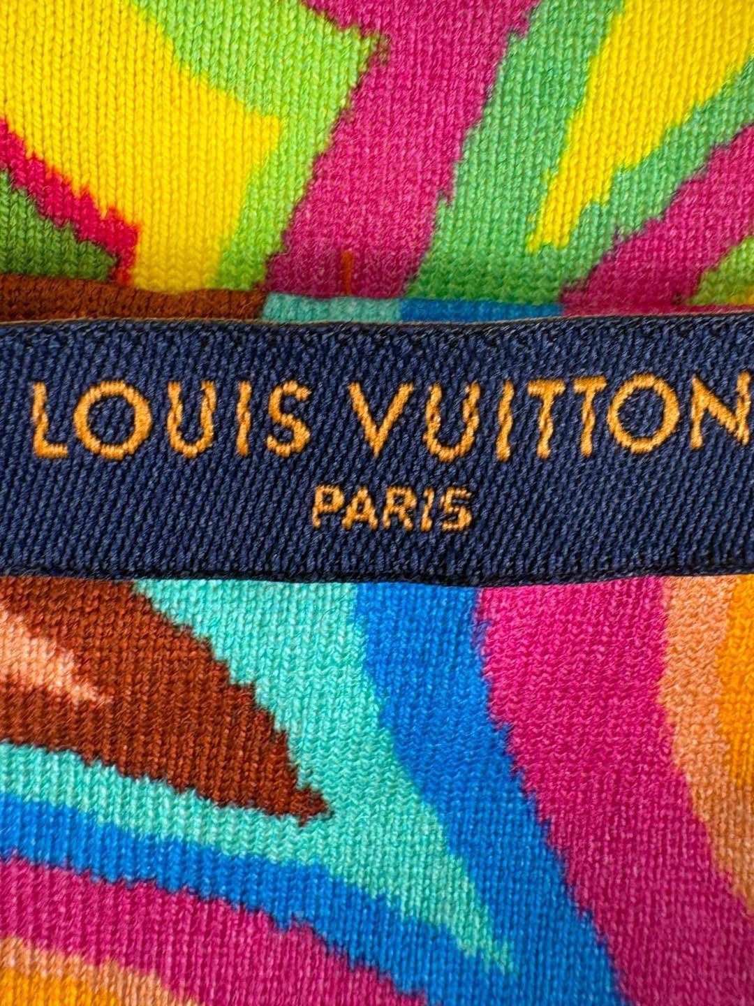 Louis Vuitton Multi Color Abstract Pattern Short Sleeve Shirt Size US M / EU 48-50 / 2 - 3 Thumbnail