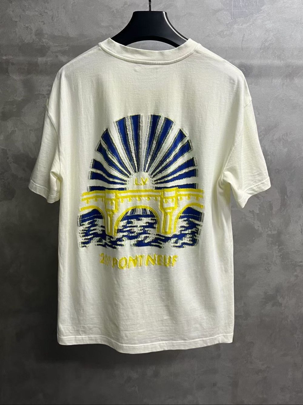 Louis Vuitton White Graphic Print Short Sleeve T-Shirt Size US L / EU 52-54 / 3 - 2 Thumbnail