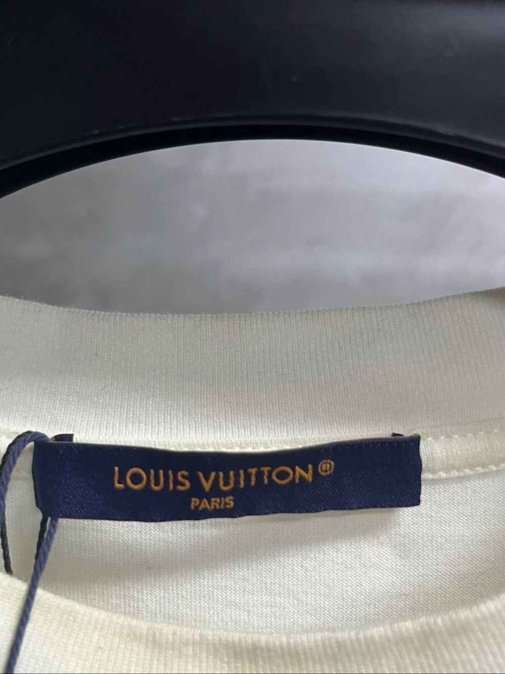 Louis Vuitton White Graphic Print Short Sleeve T-Shirt Size US L / EU 52-54 / 3 - 3 Thumbnail