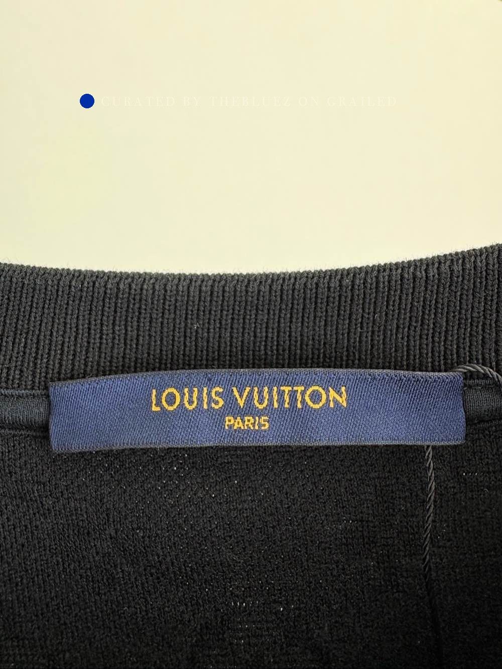 Louis Vuitton Black Short Sleeve Textured Pocket T-Shirt Size US M / EU 48-50 / 2 - 3 Thumbnail