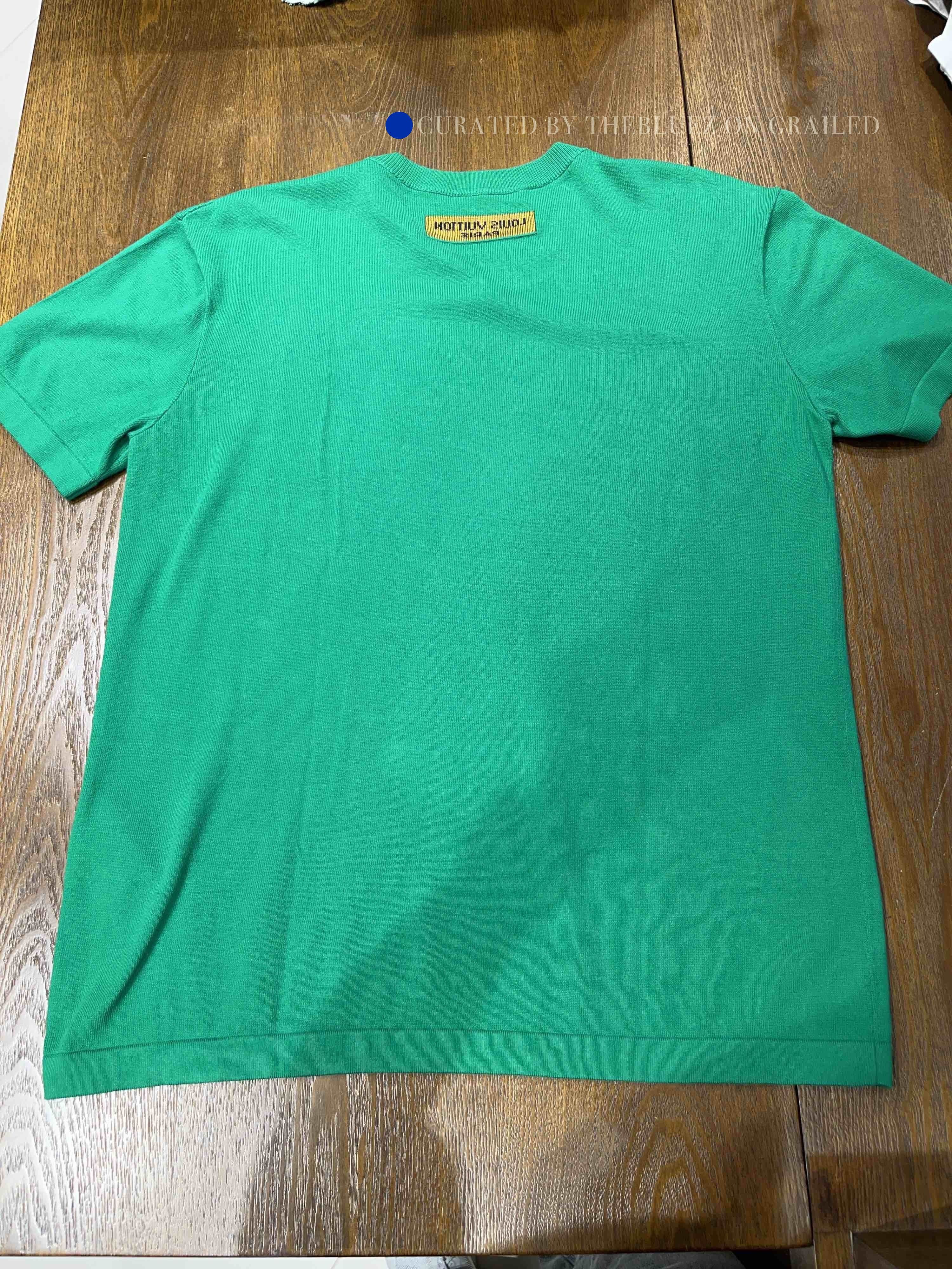 Louis Vuitton Green Short Sleeve Graphic T-Shirt Size L Size US L / EU 52-54 / 3 - 2 Thumbnail