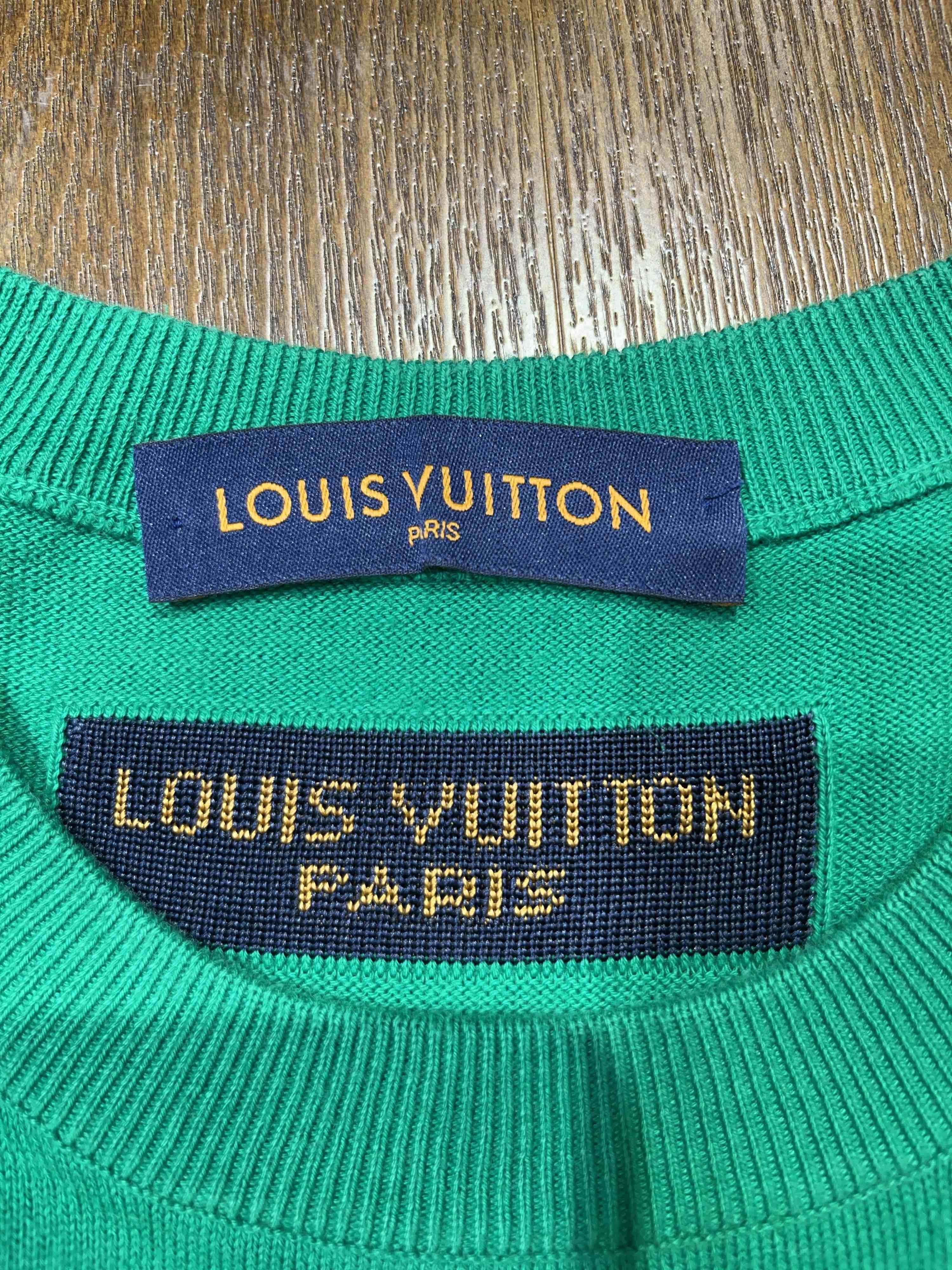Louis Vuitton Green Short Sleeve Graphic T-Shirt Size L Size US L / EU 52-54 / 3 - 3 Thumbnail