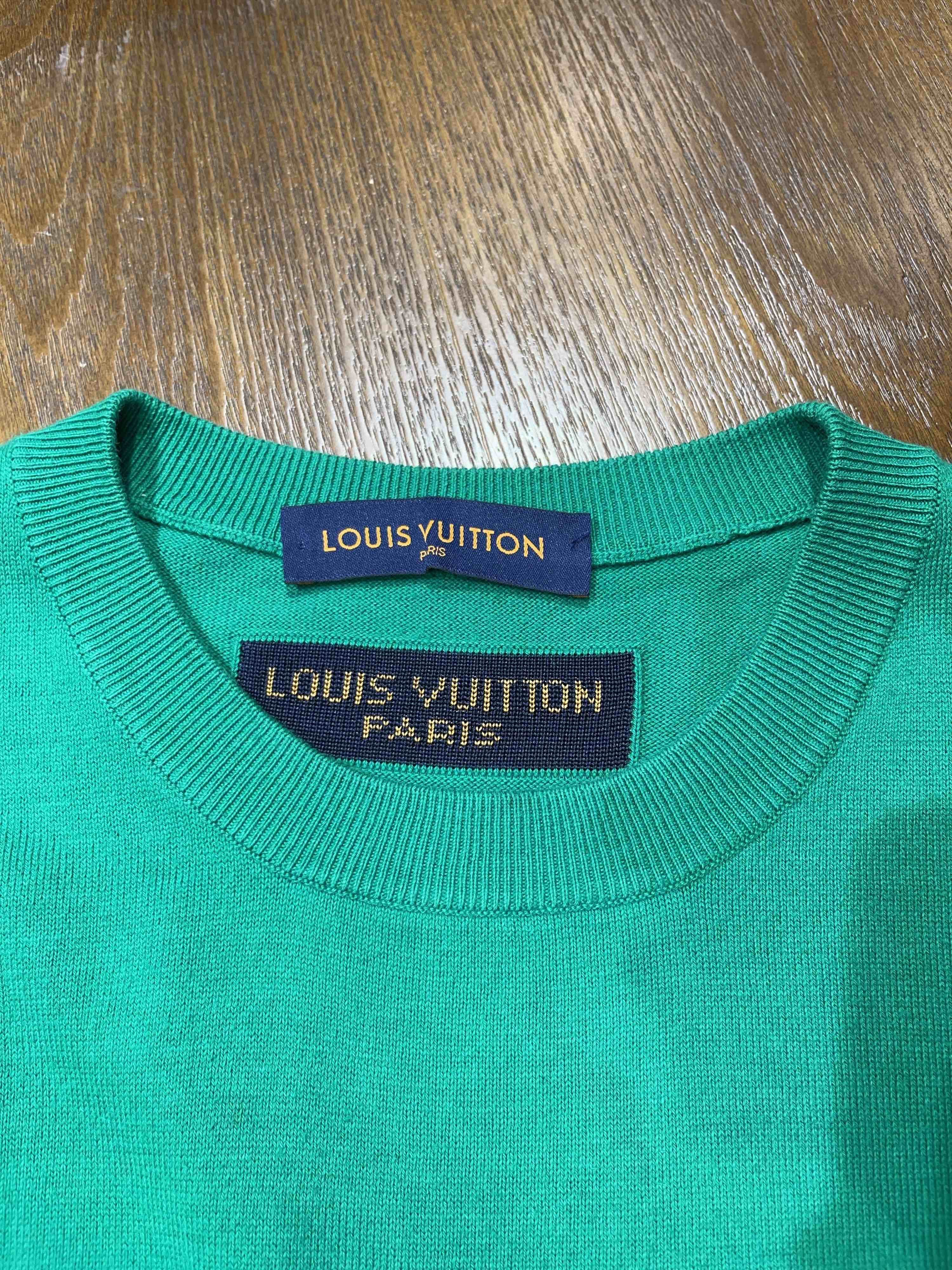 Louis Vuitton Green Short Sleeve Graphic T-Shirt Size L Size US L / EU 52-54 / 3 - 7 Thumbnail