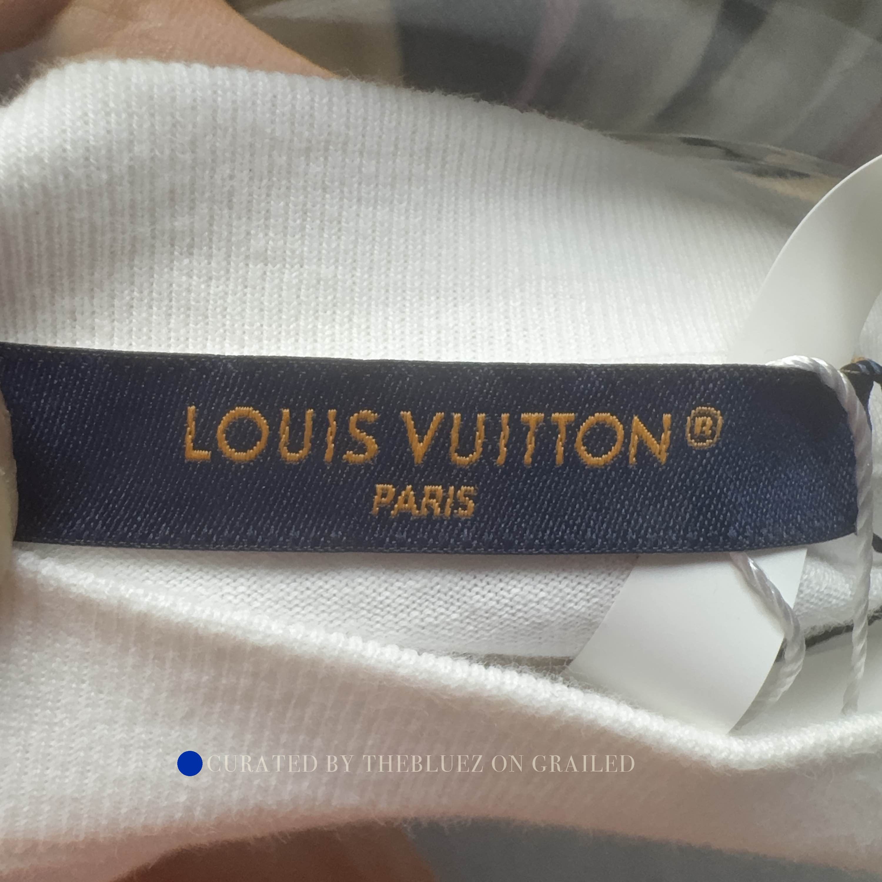 Louis Vuitton White Shell Print Short Sleeve T-Shirt Size US XS / EU 42 / 0 - 3 Thumbnail