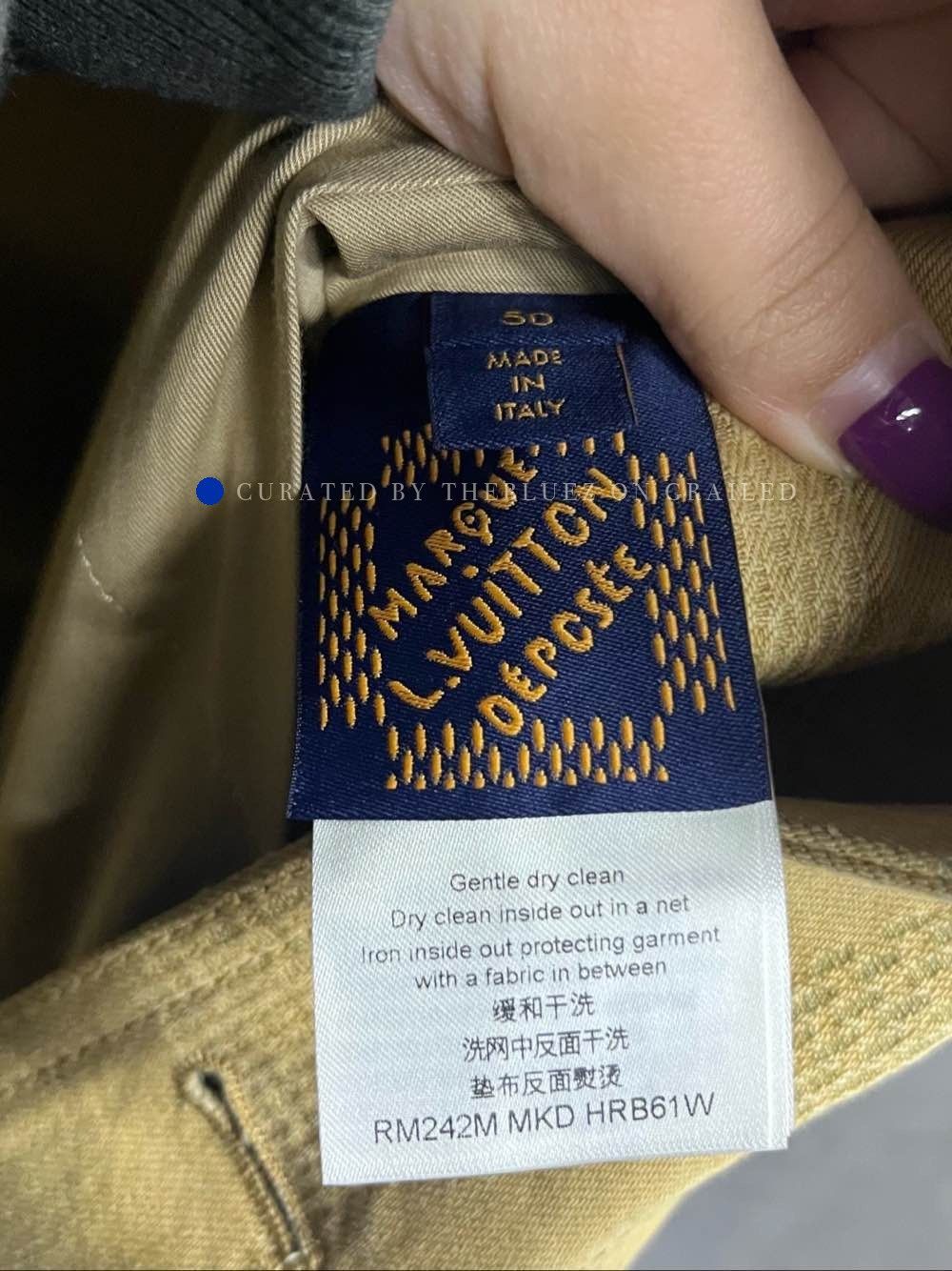 Louis Vuitton Beige Checkered Light Jacket with Front Pockets Size US M / EU 48-50 / 2 - 4 Thumbnail