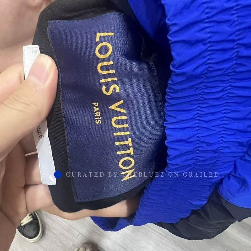 Louis Vuitton Blue Colorblock Light Jacket with Checkerboard Accents Size US L / EU 52-54 / 3 - 3 Thumbnail