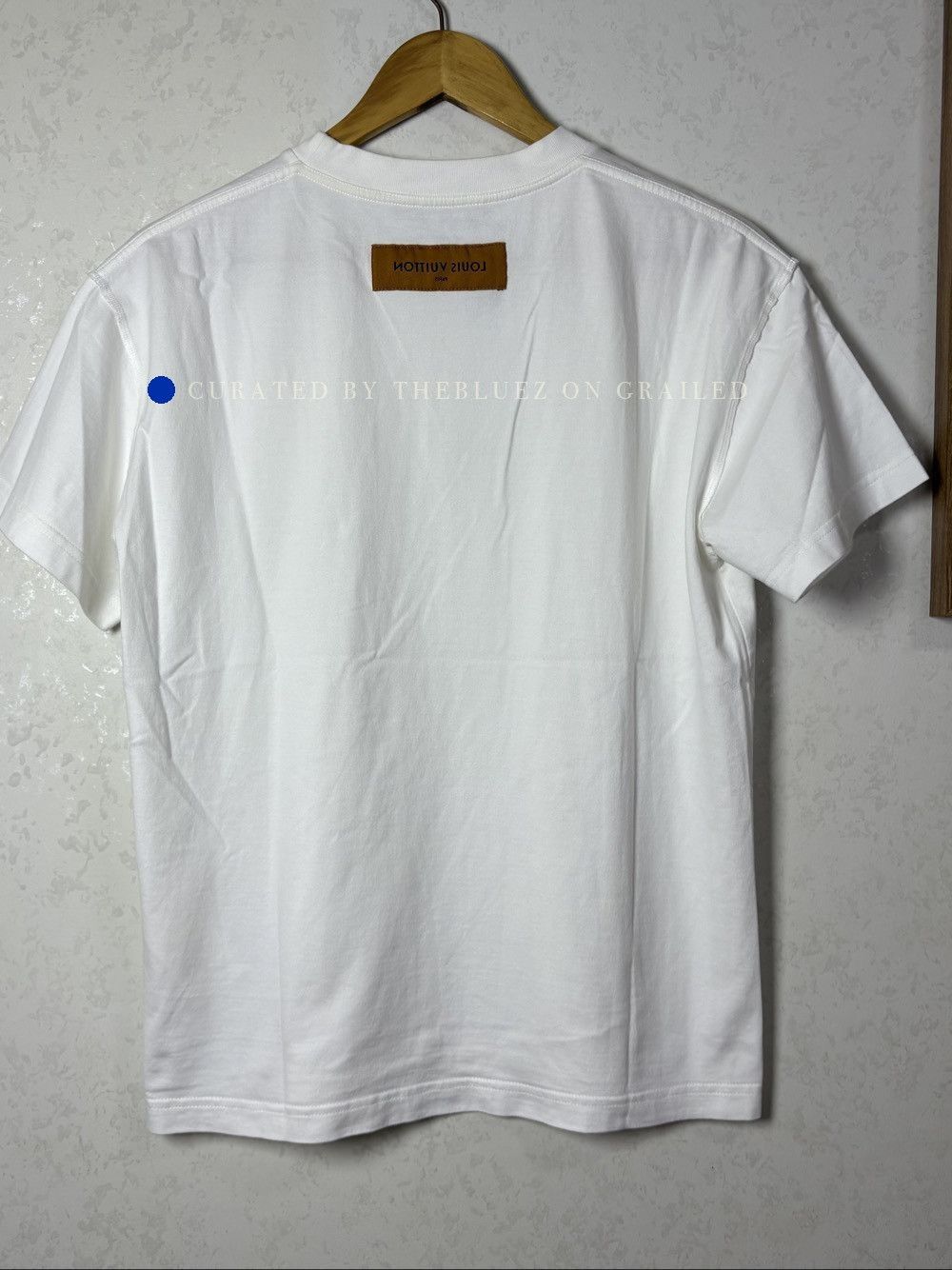 Louis Vuitton White Short Sleeve Embossed T-Shirt XS Size US XS / EU 42 / 0 - 2 Thumbnail